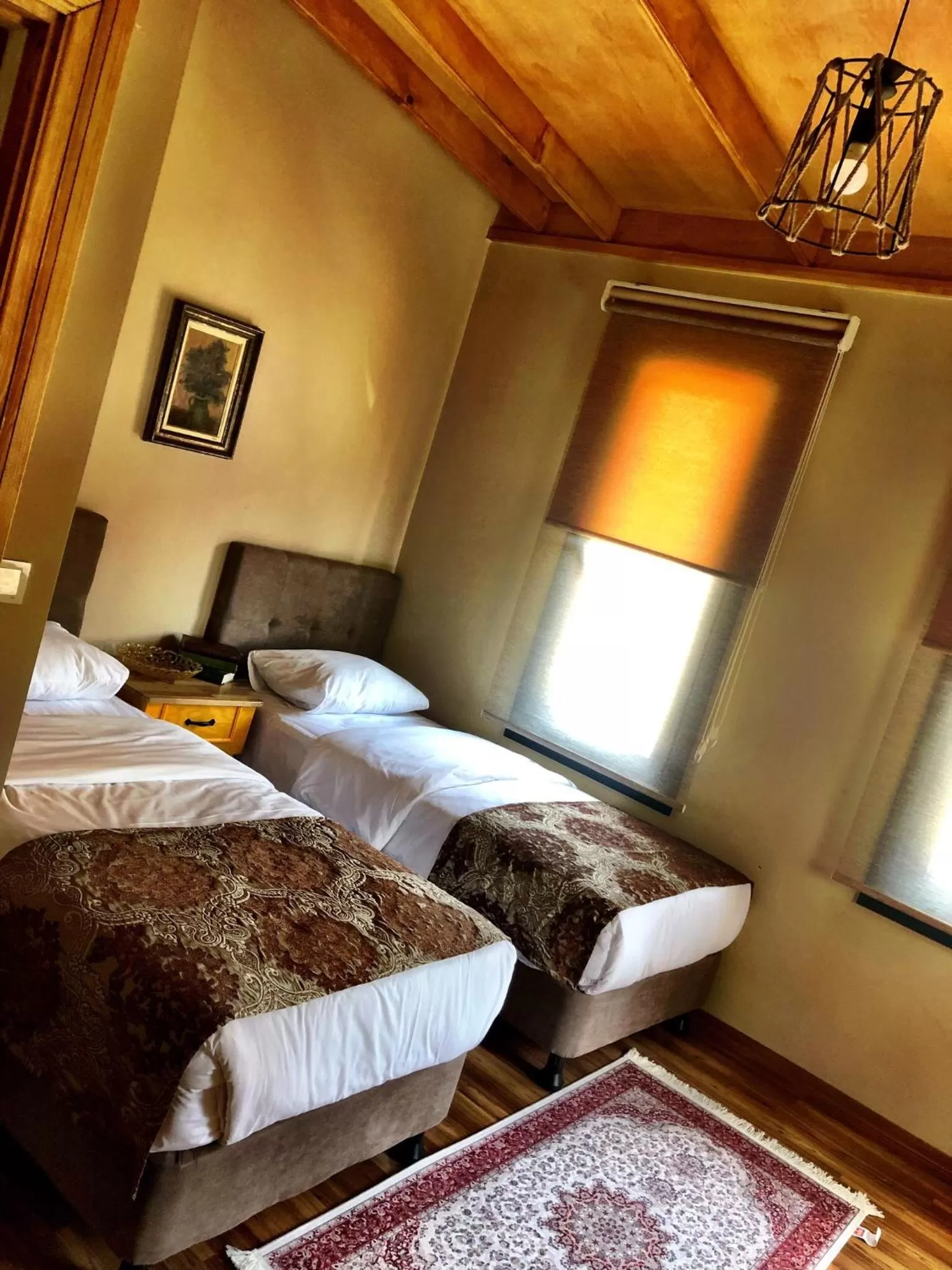 Bed in Family Resort Hotel