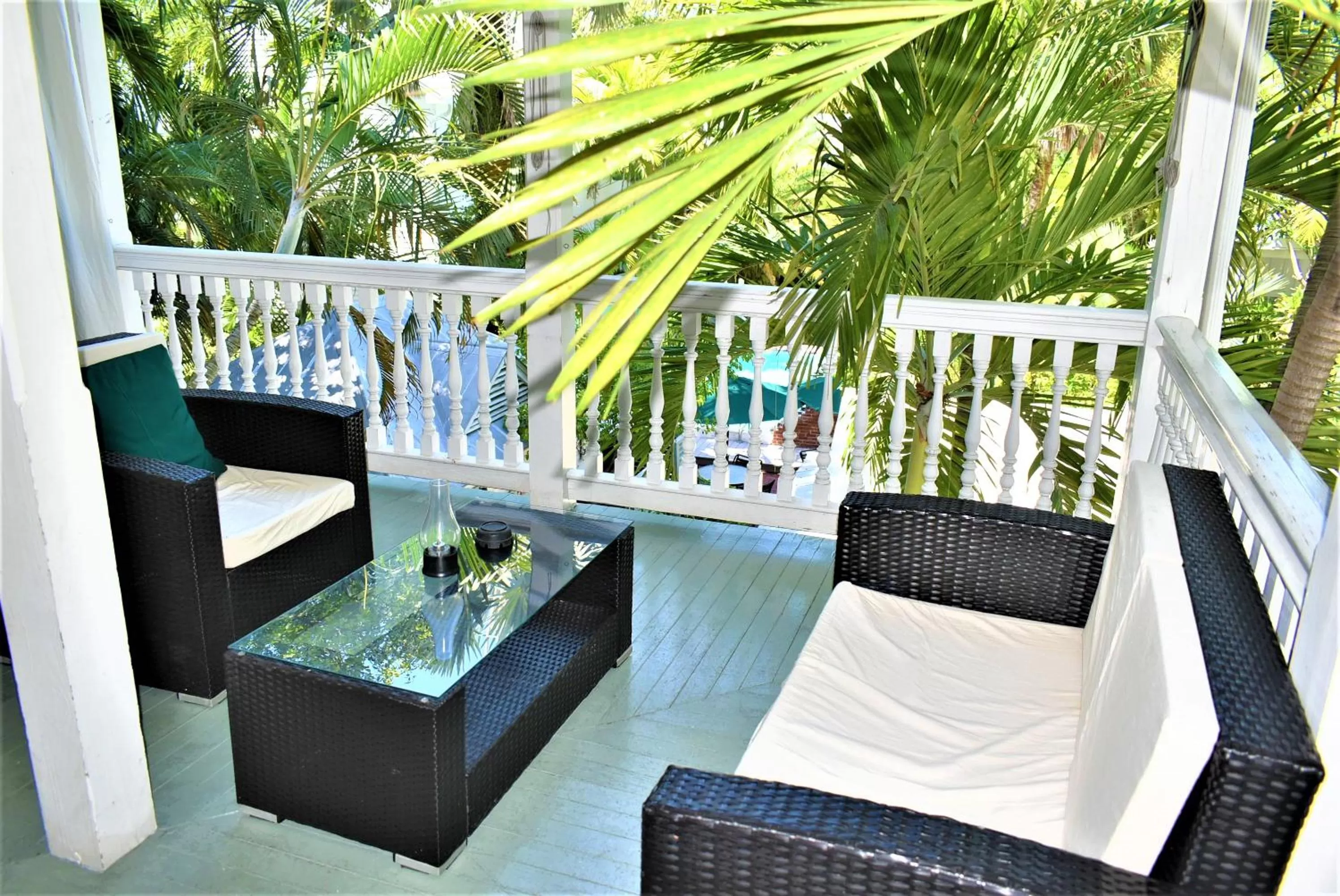 Balcony/Terrace in Simonton Court Historic Inn & Cottages