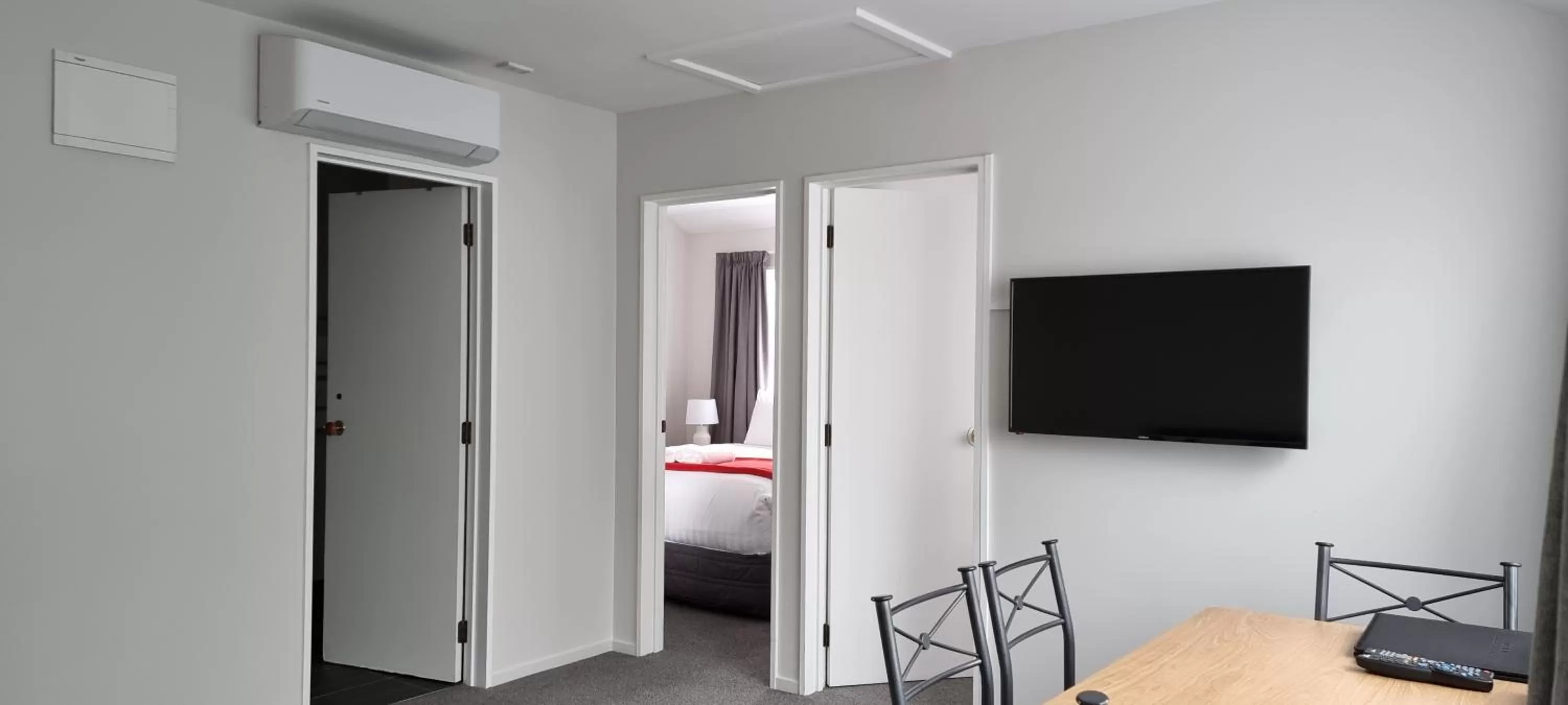 TV and multimedia, Bed in Riccarton Mall Motel