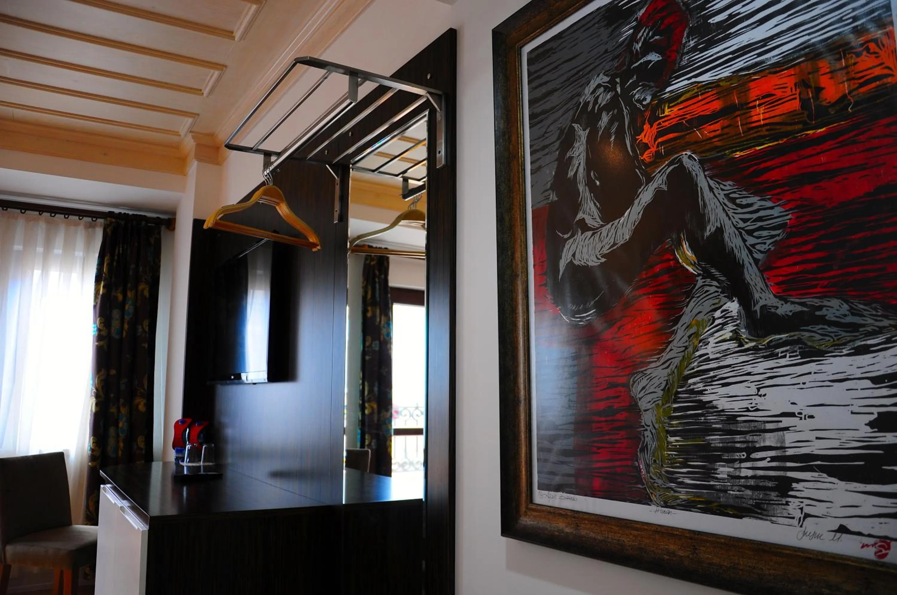 Decorative detail in Ottopera Hotel