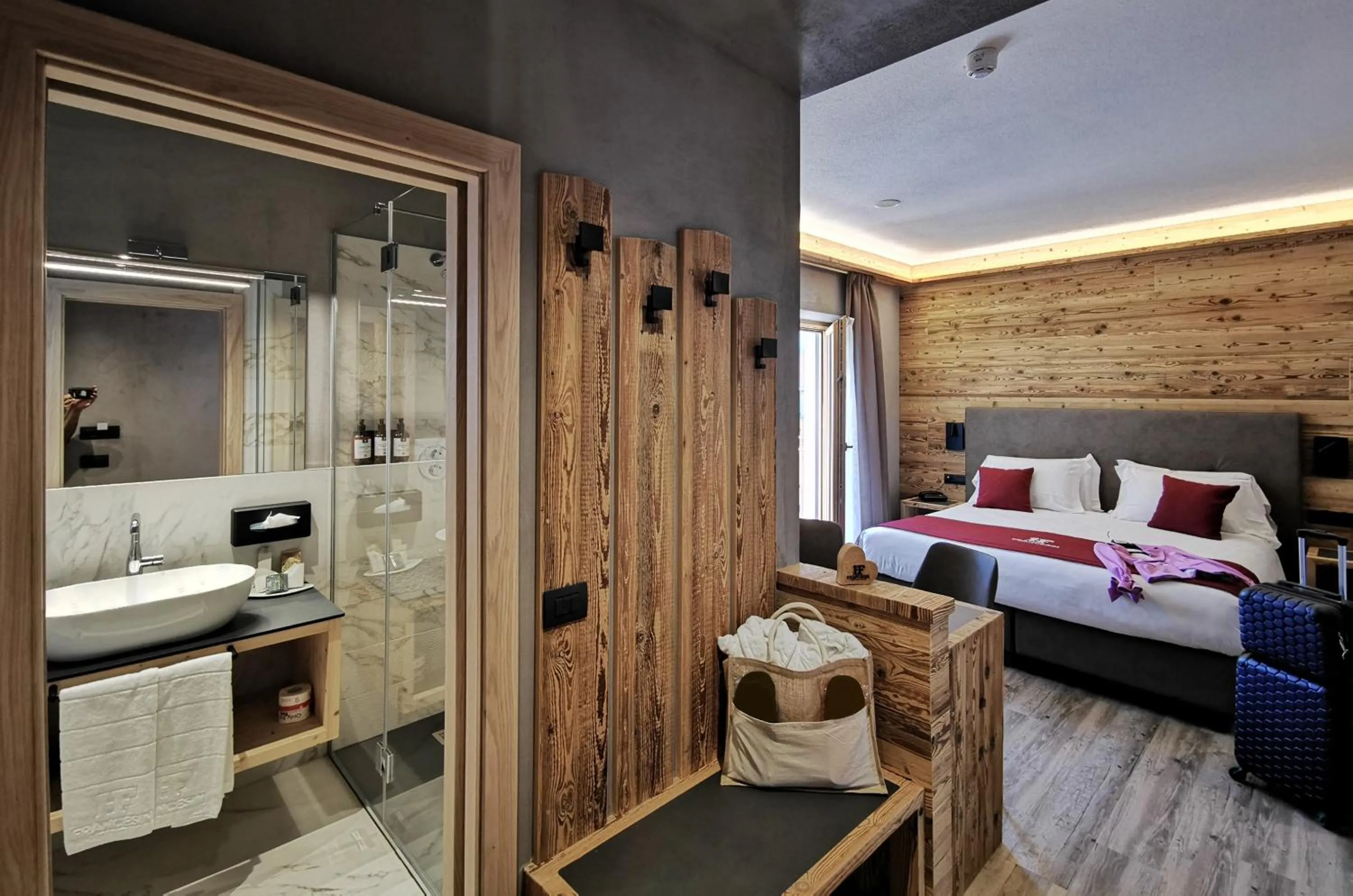 Bed in Francesin Active Hotel