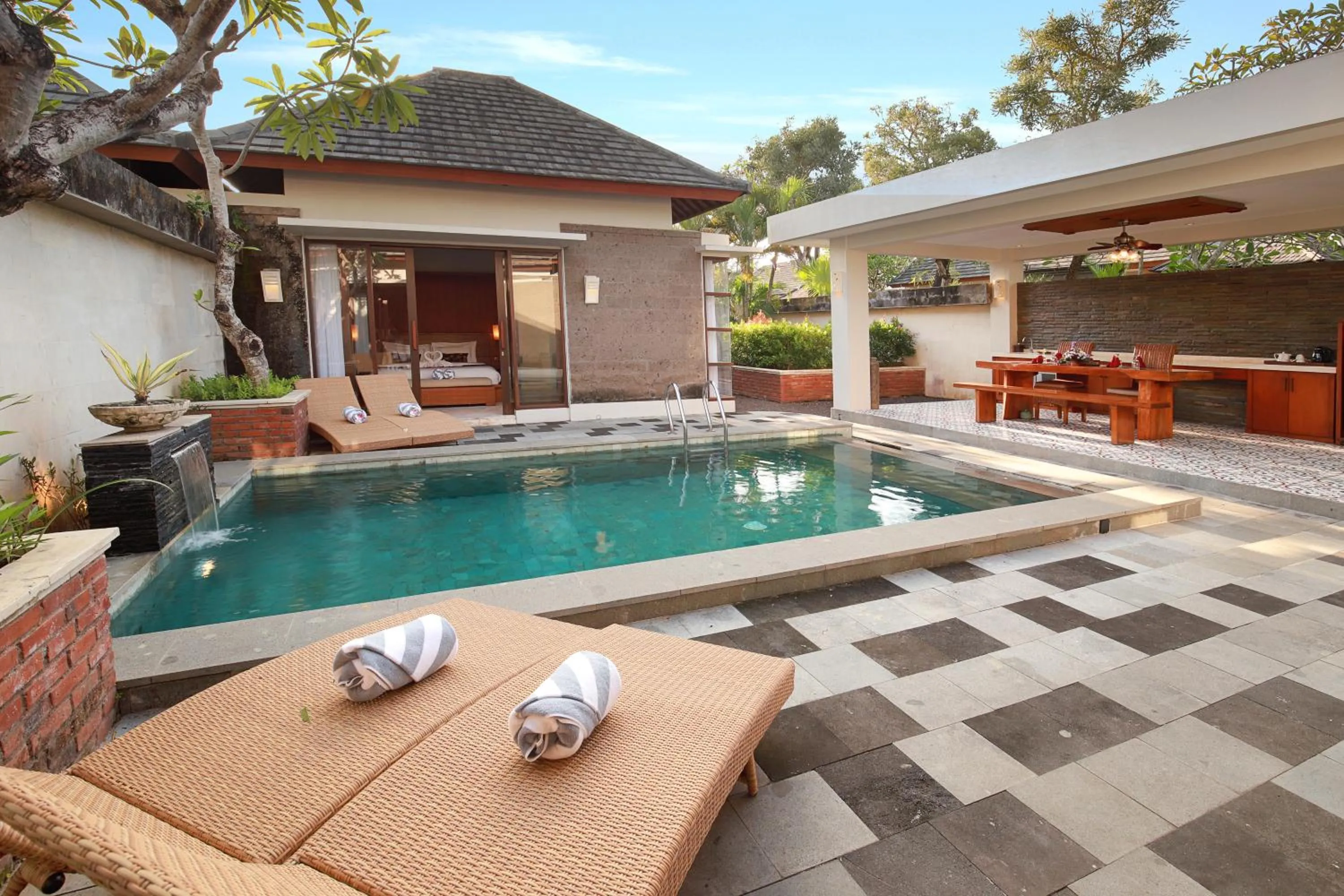 Swimming pool in Lumbini Luxury Villas and Spa