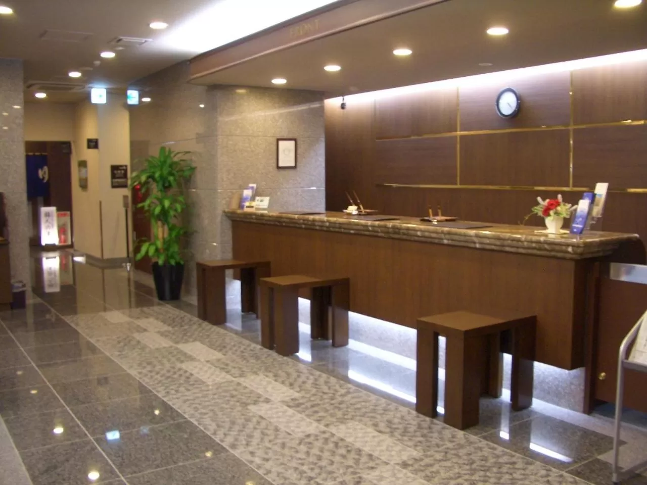 Lobby or reception in Hotel Route-Inn Aomori Chuo Inter