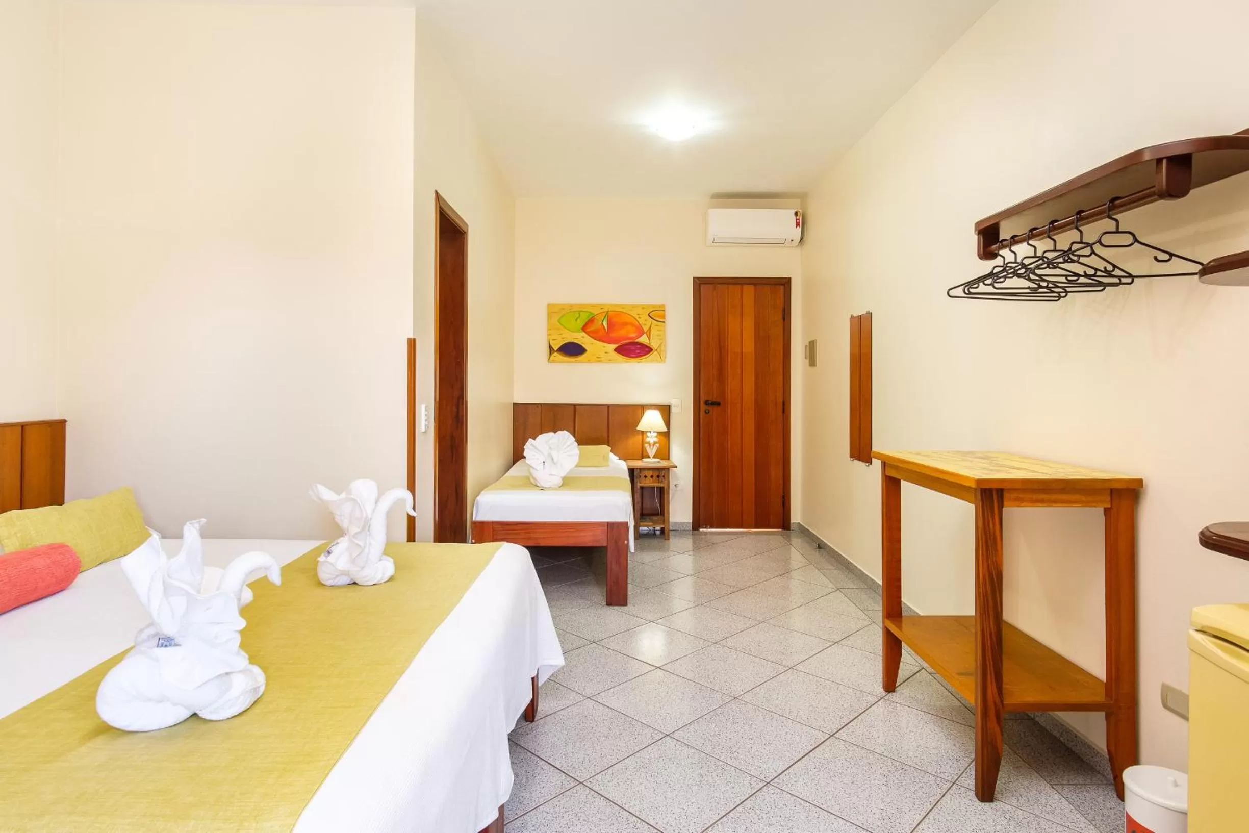 Bed in Pousada Vivamar