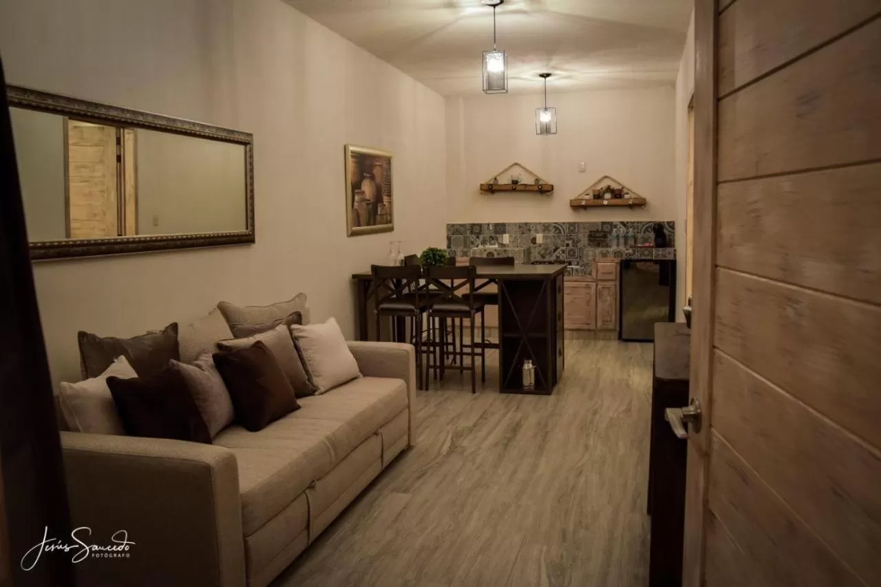 Kitchen or kitchenette in Suites Campestres Montebello