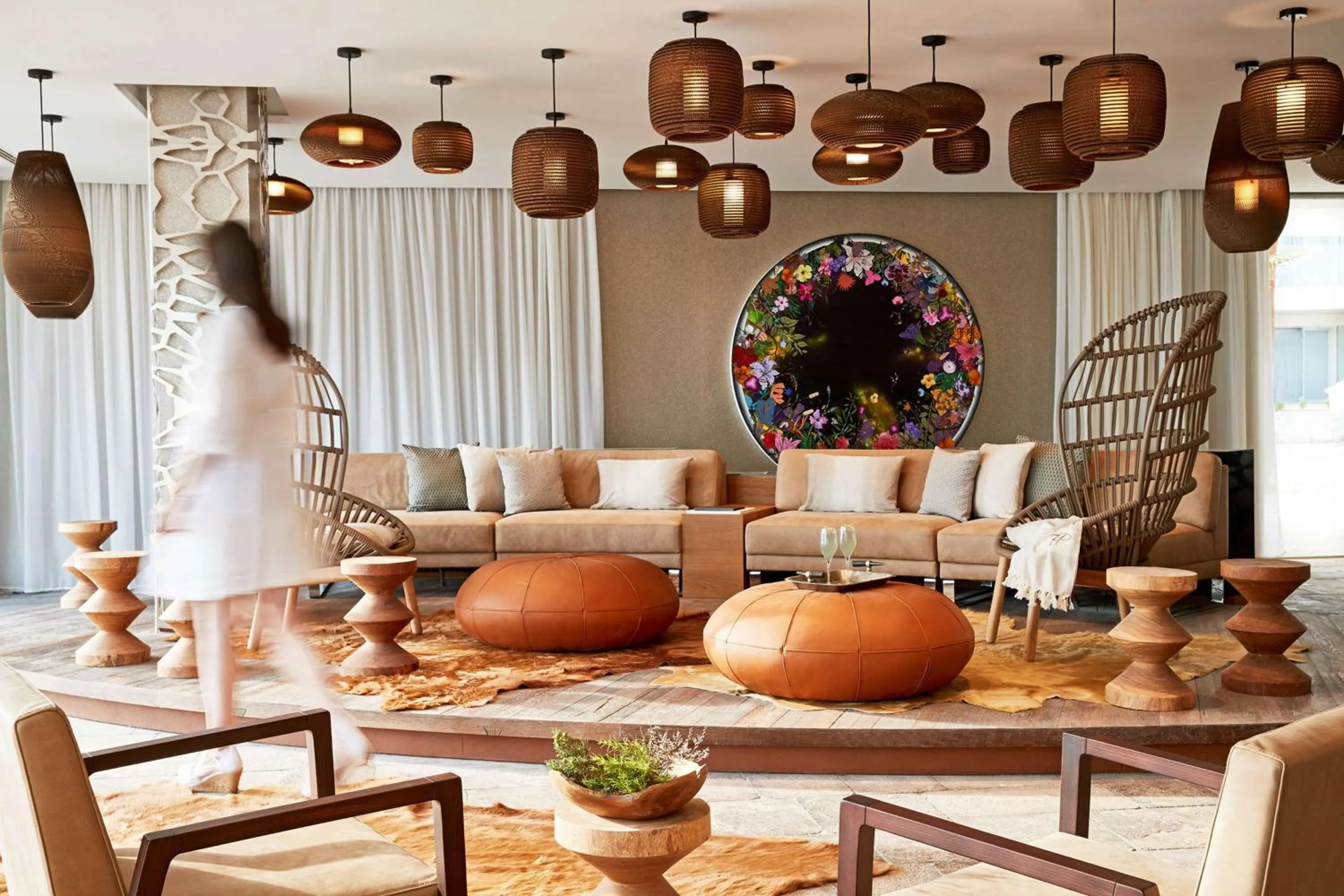 Lobby or reception in 7Pines Resort Ibiza, part of Destination by Hyatt