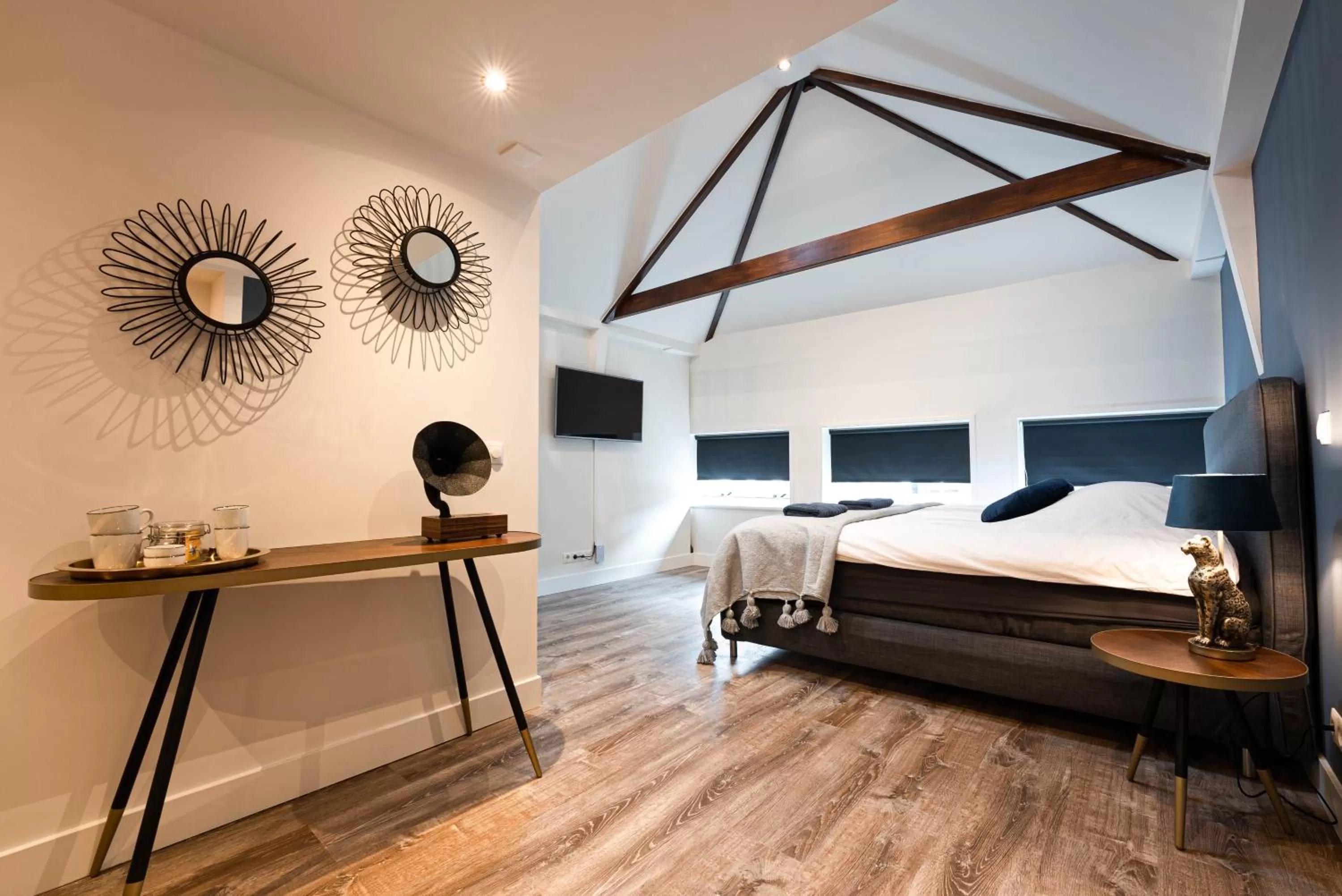 Bed in Familie Hotel & Apartments Alkmaar