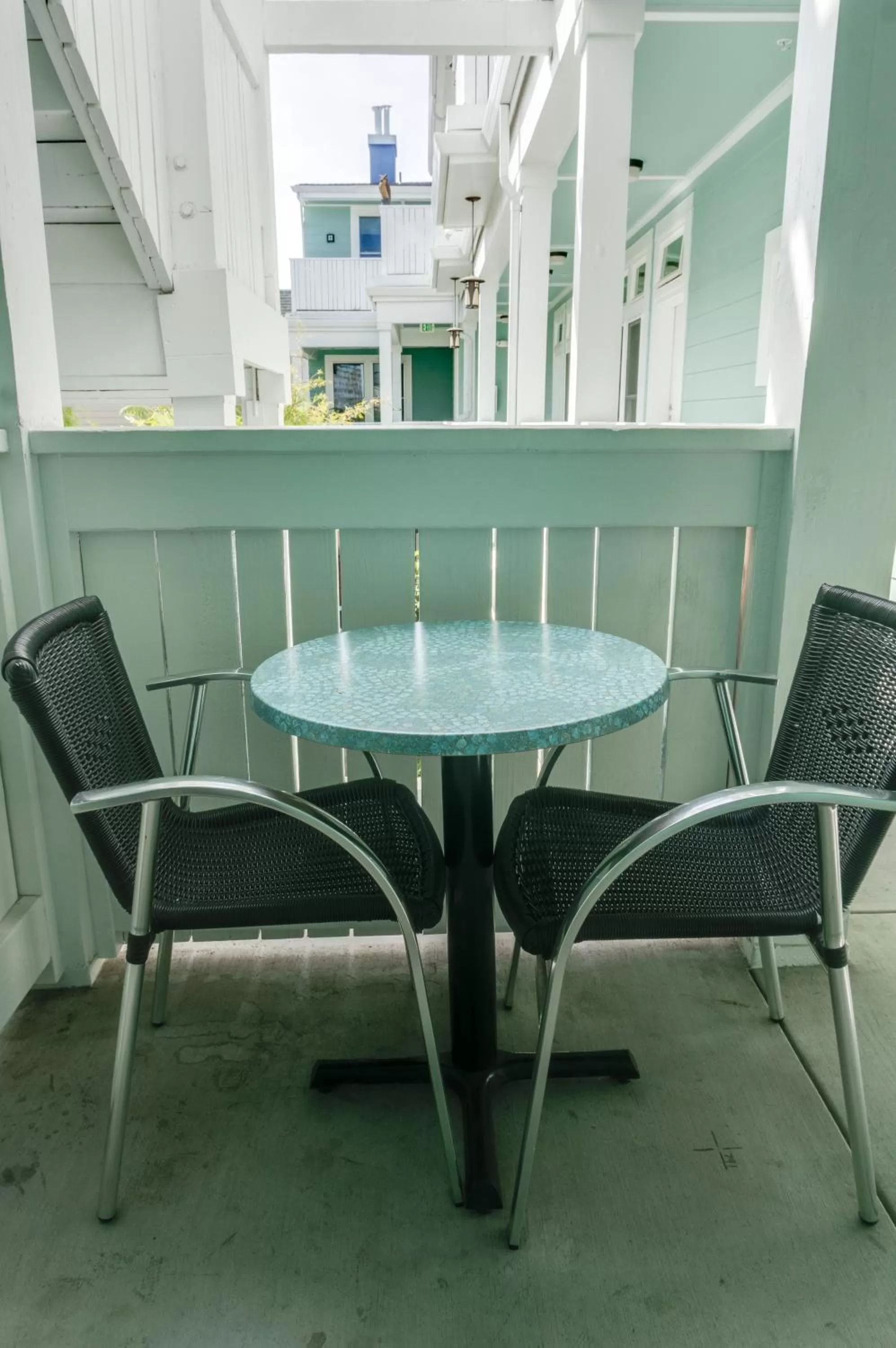 Decorative detail in Pacific Blue Inn