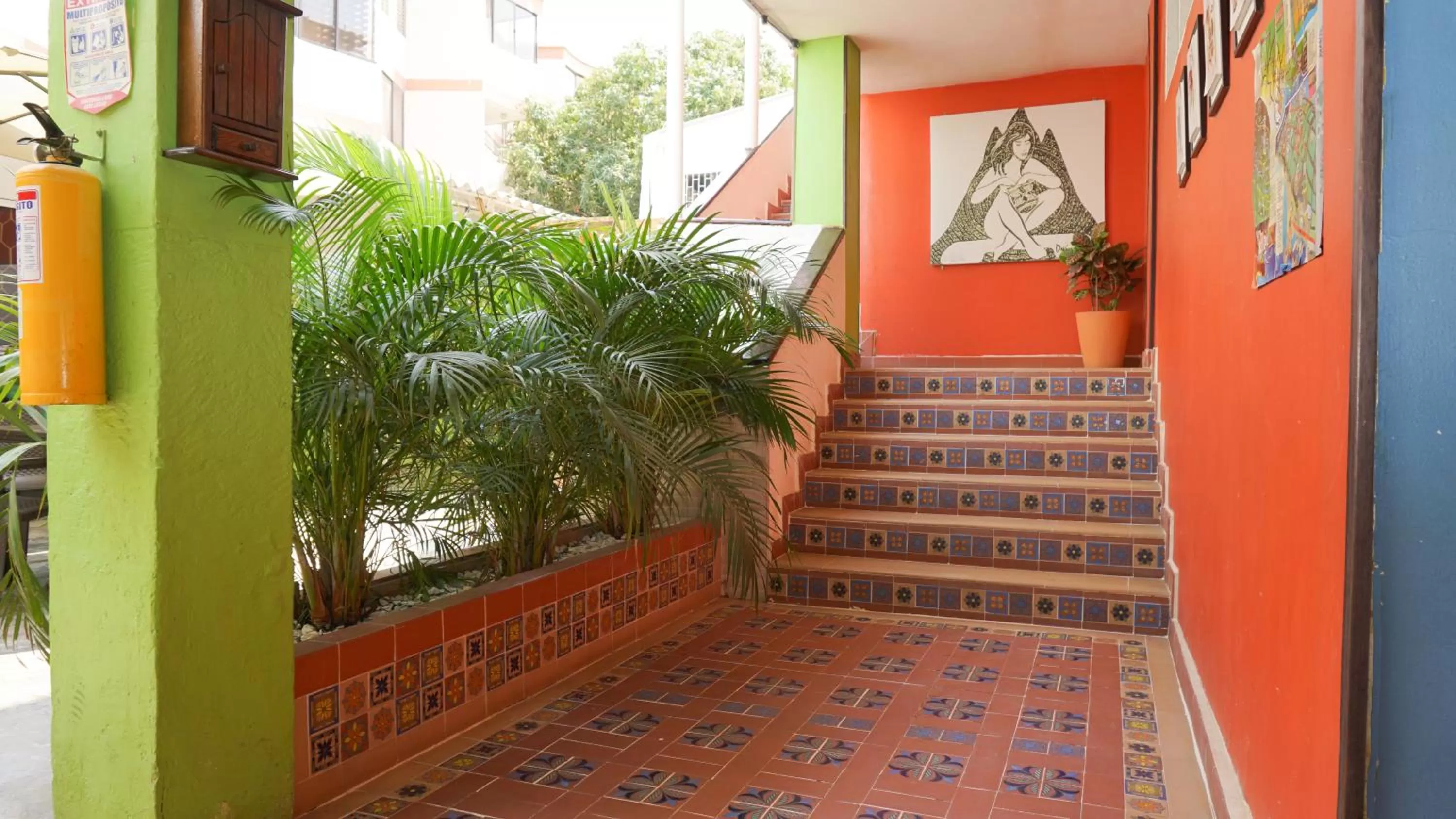 Facade/entrance in Hostal Paraiso Tayrona