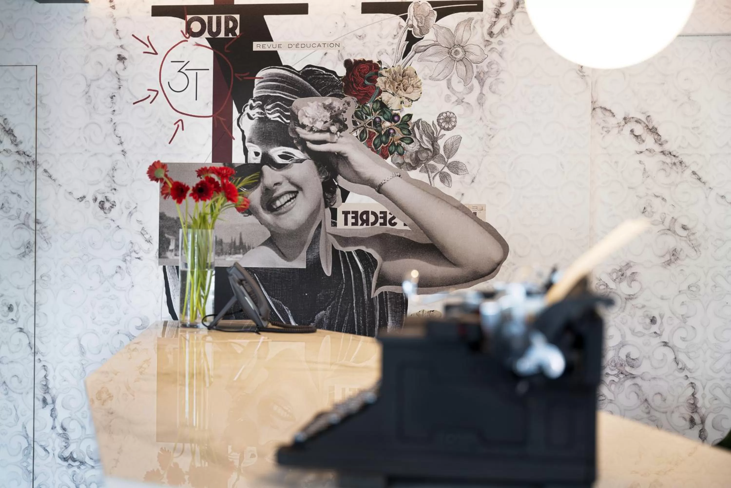 Decorative detail in 3T Boutique Hotel