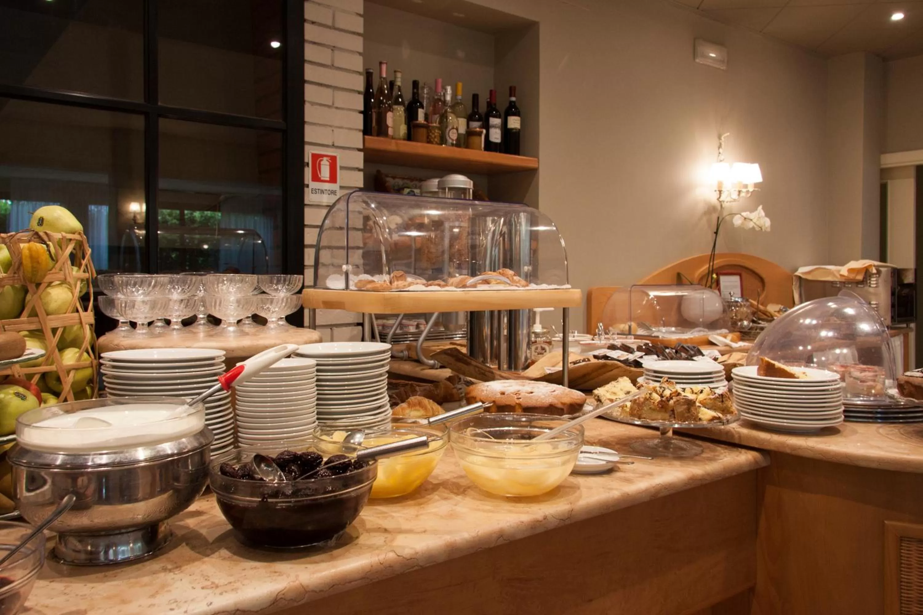 Buffet breakfast in Hotel Berta