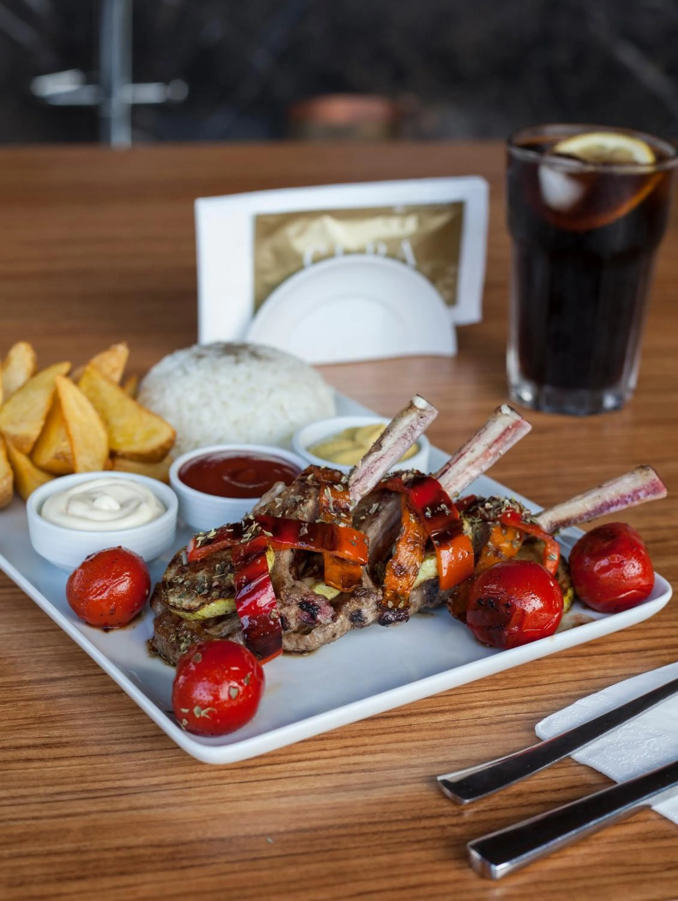 Food and drinks in Hotel Cura