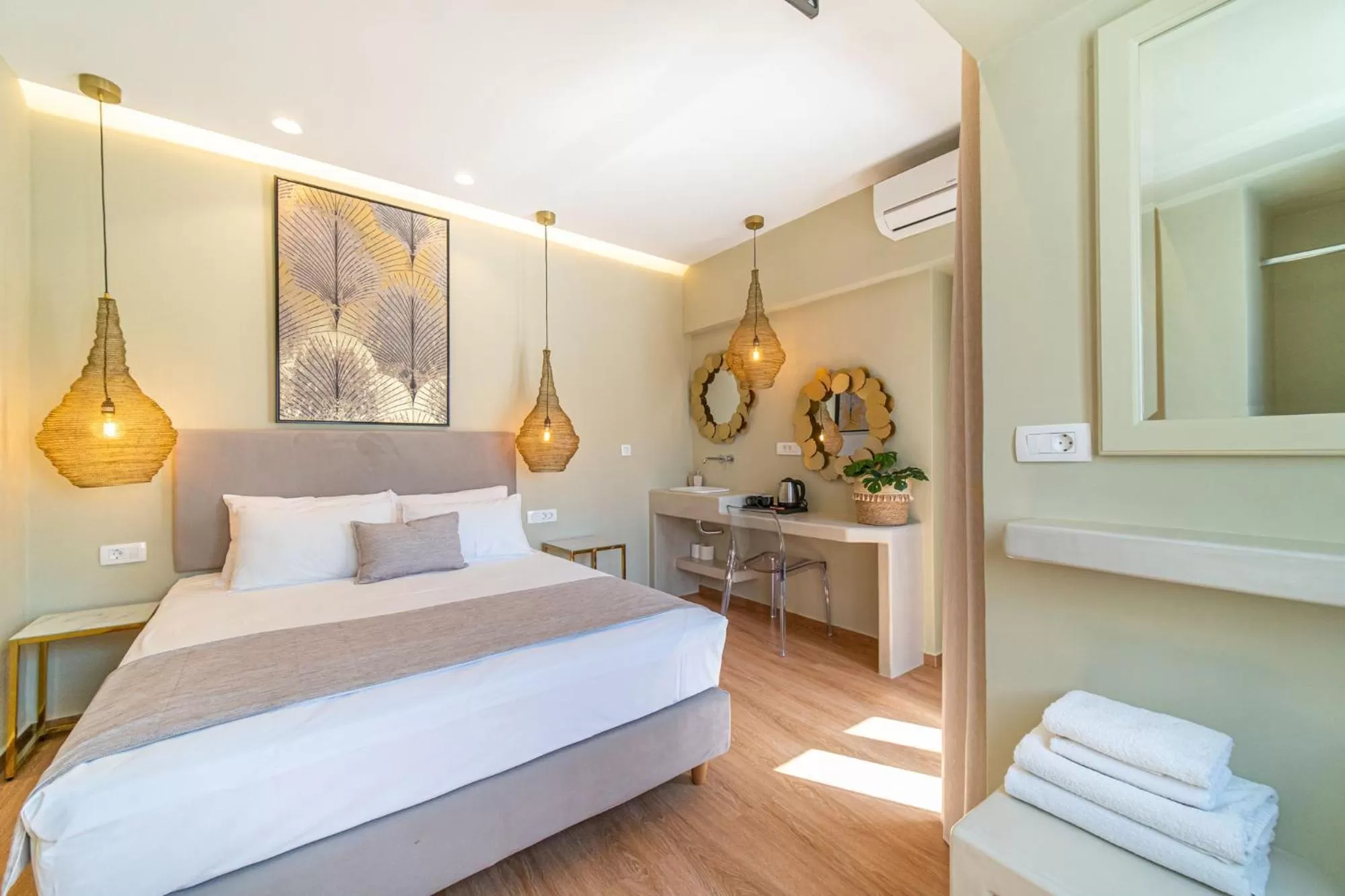 Bed in Antonia Hotel