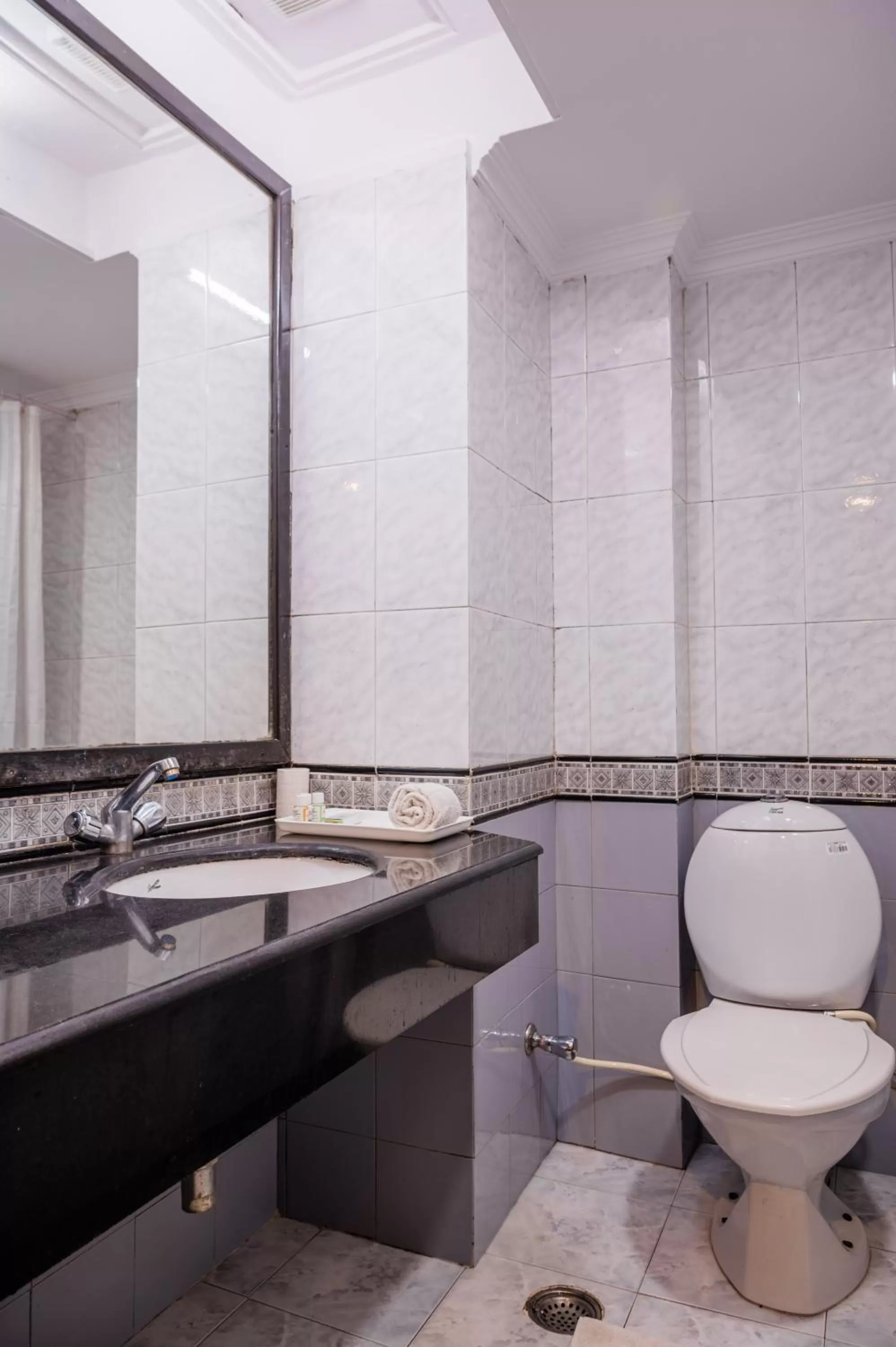 Toilet in Hotel Shiva Continental