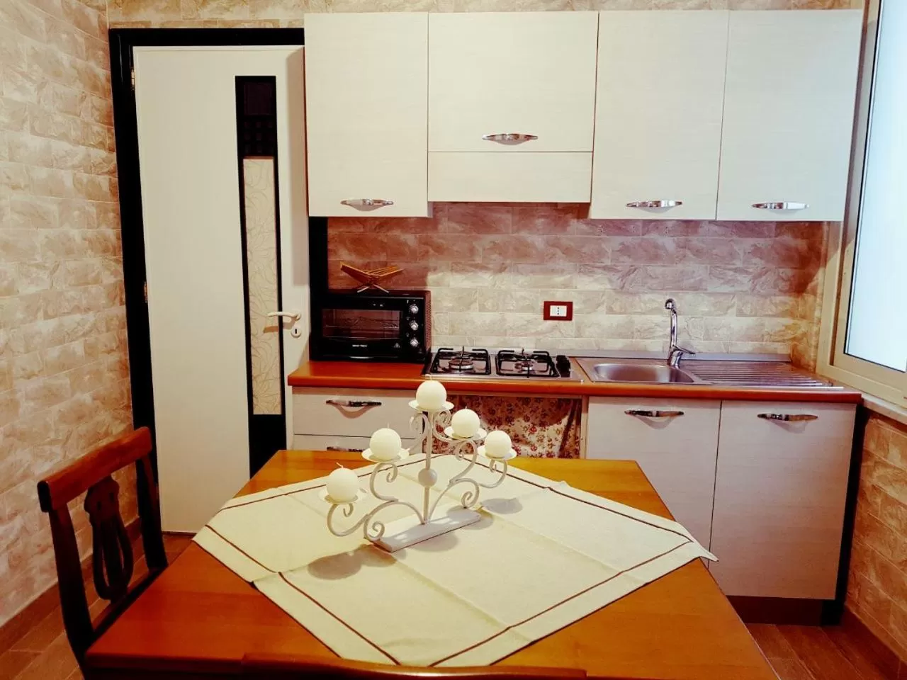 Kitchen or kitchenette in Hostel Josef