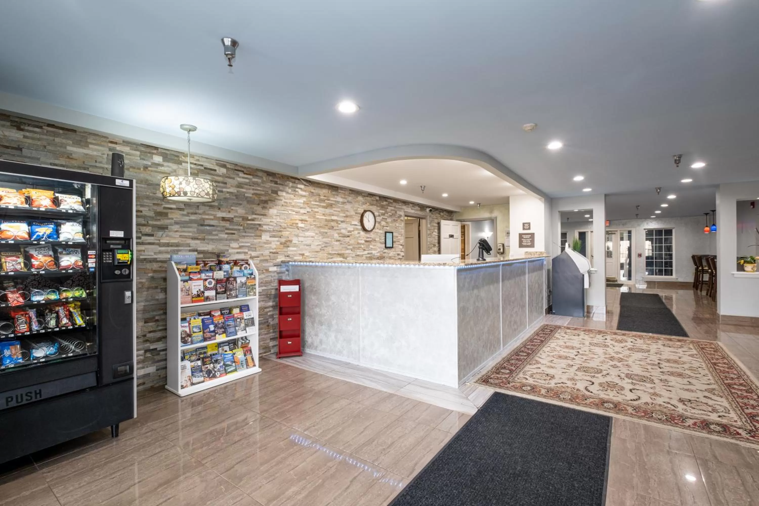 Lobby or reception in Hilltop Inn & Suites, near Foxwoods Casino
