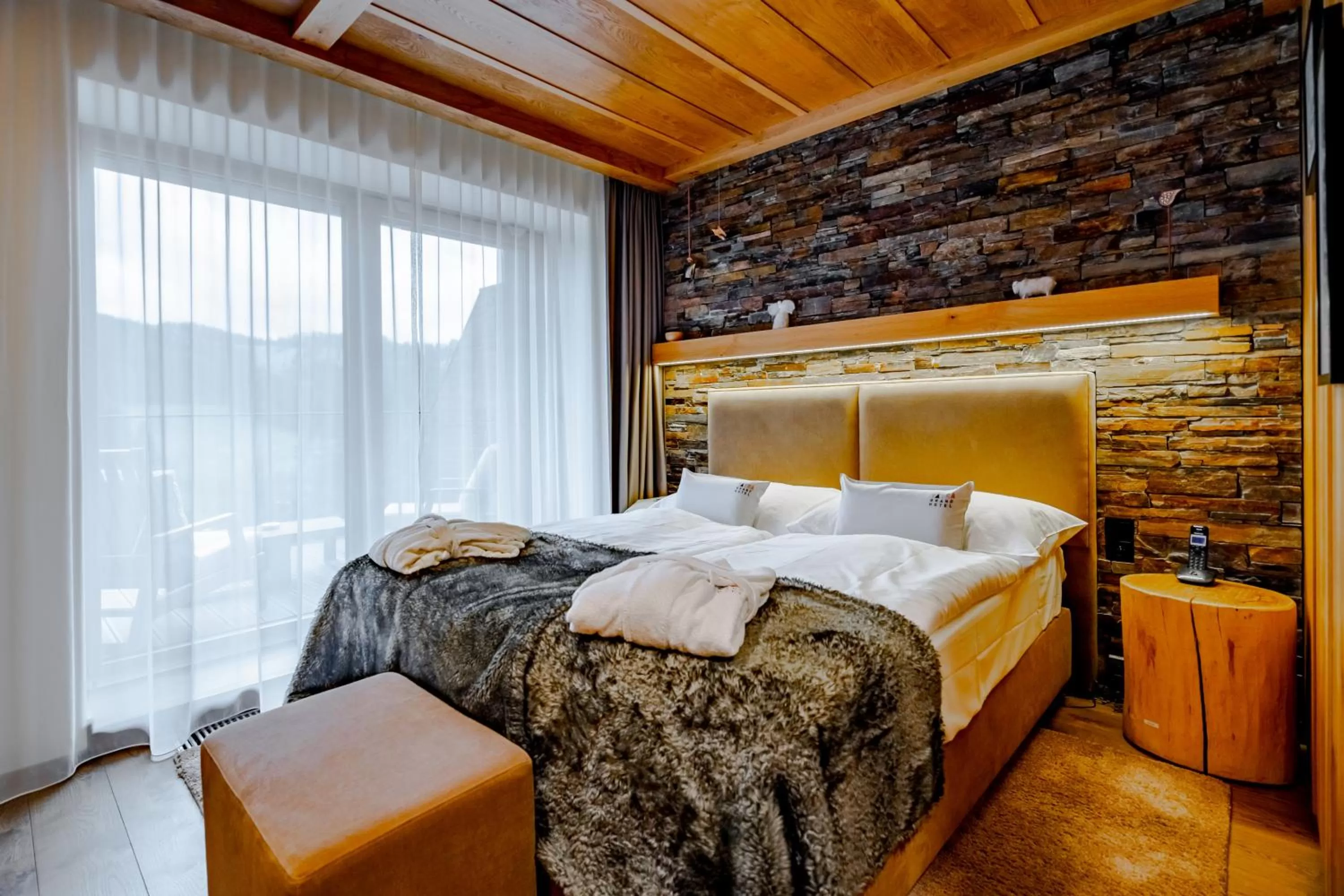 Bed in Grandhotel Tatra