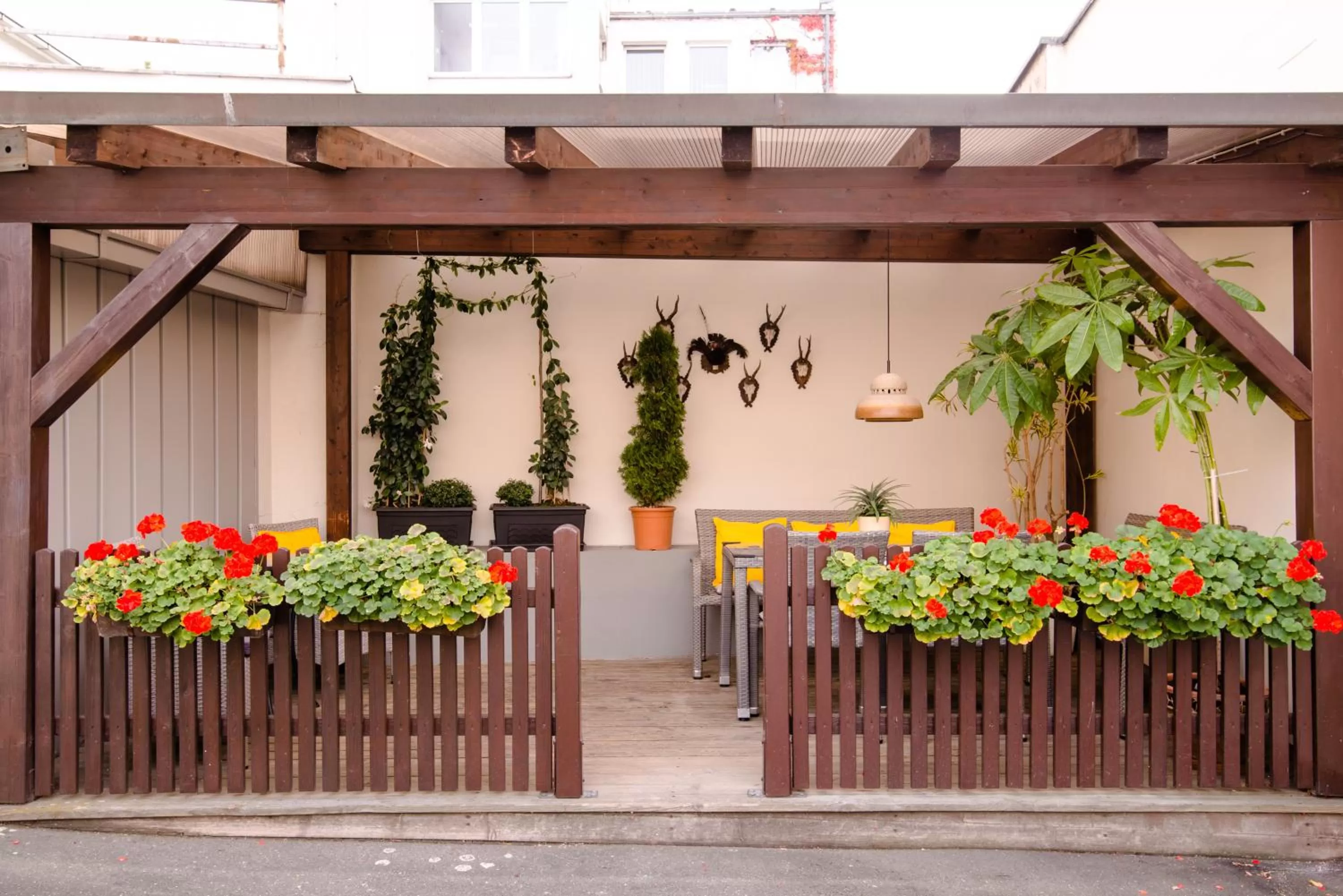 Balcony/Terrace in Hotel Goldener Hirsch