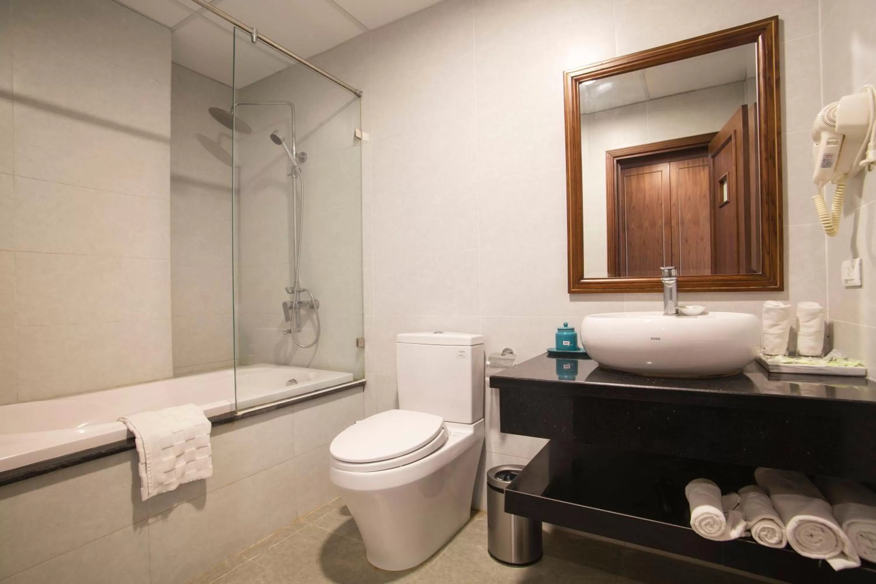 Shower in Western Hanoi Boutique Hotel