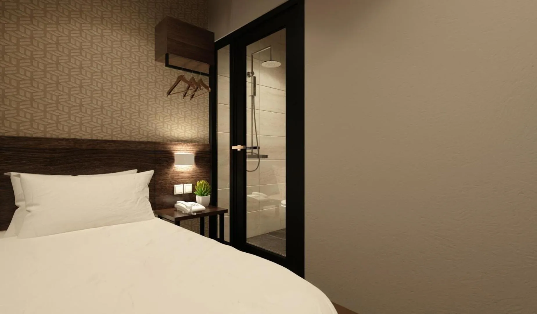 Bed in The Square Hotel