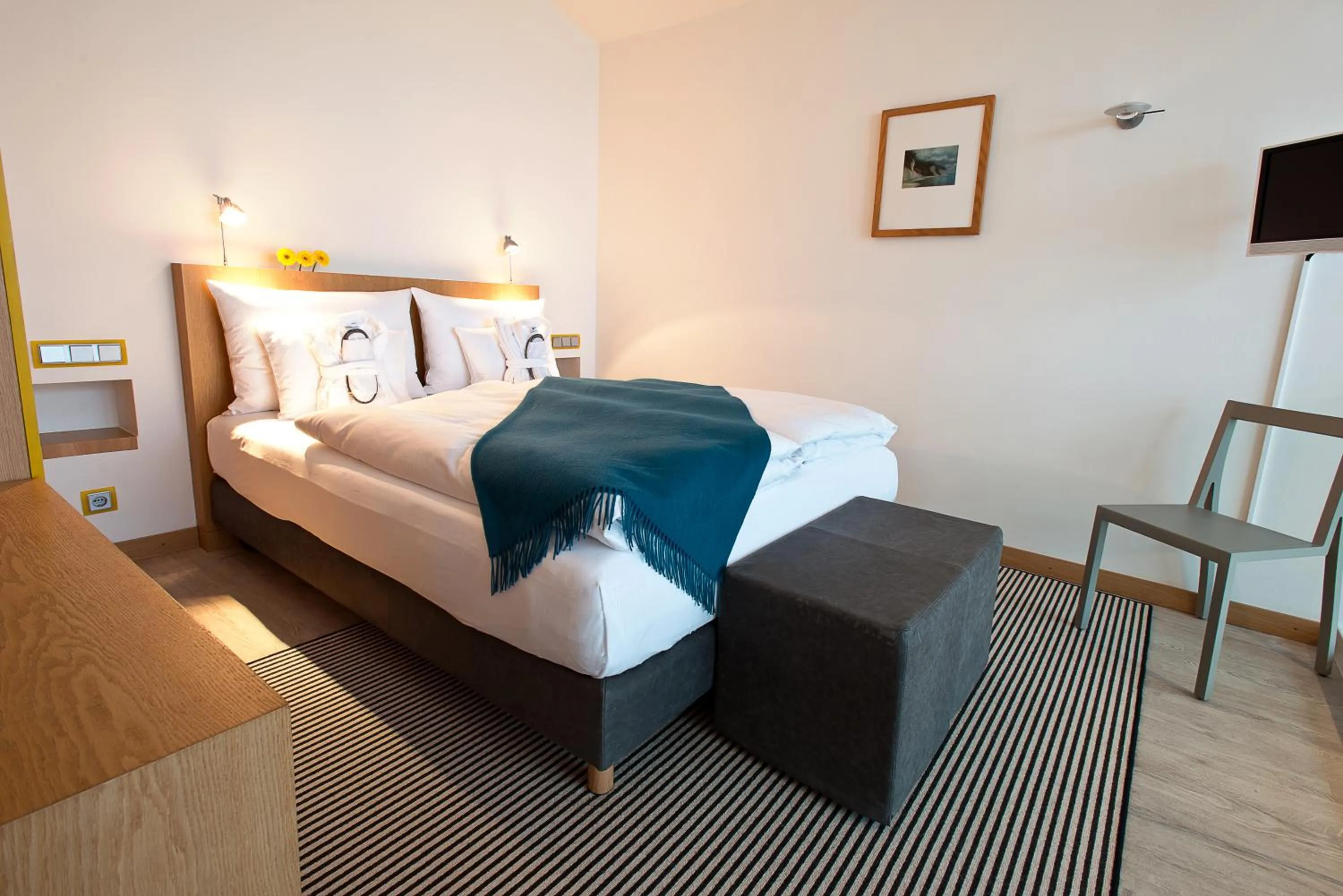 Photo of the whole room, Bed in Hotel AM MEER & Spa