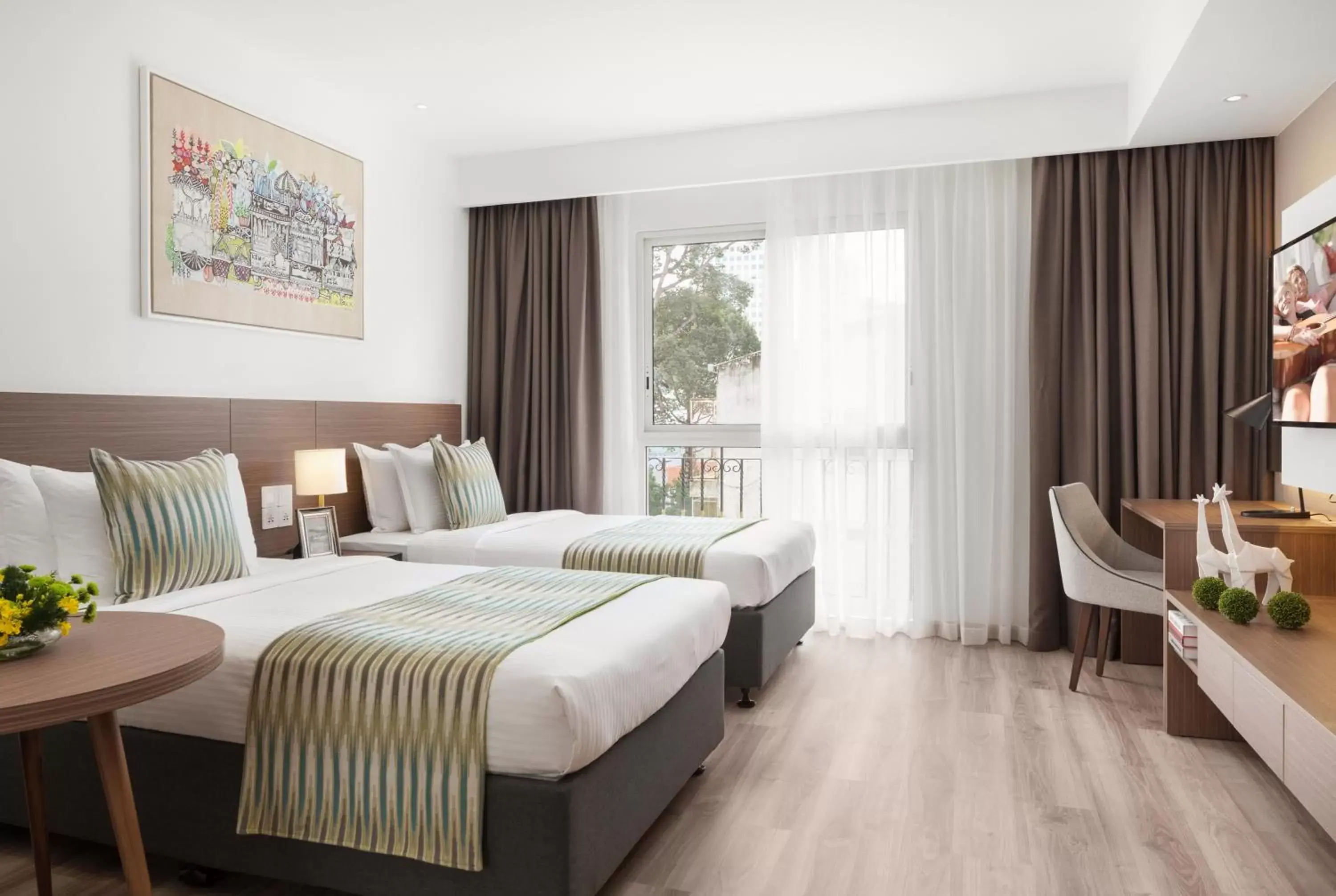 Deluxe Twin Room in T-Ritz Saigon Hotel & Apartment Deluxe Twin Room in T-Ritz Saigon Hotel & Apartment