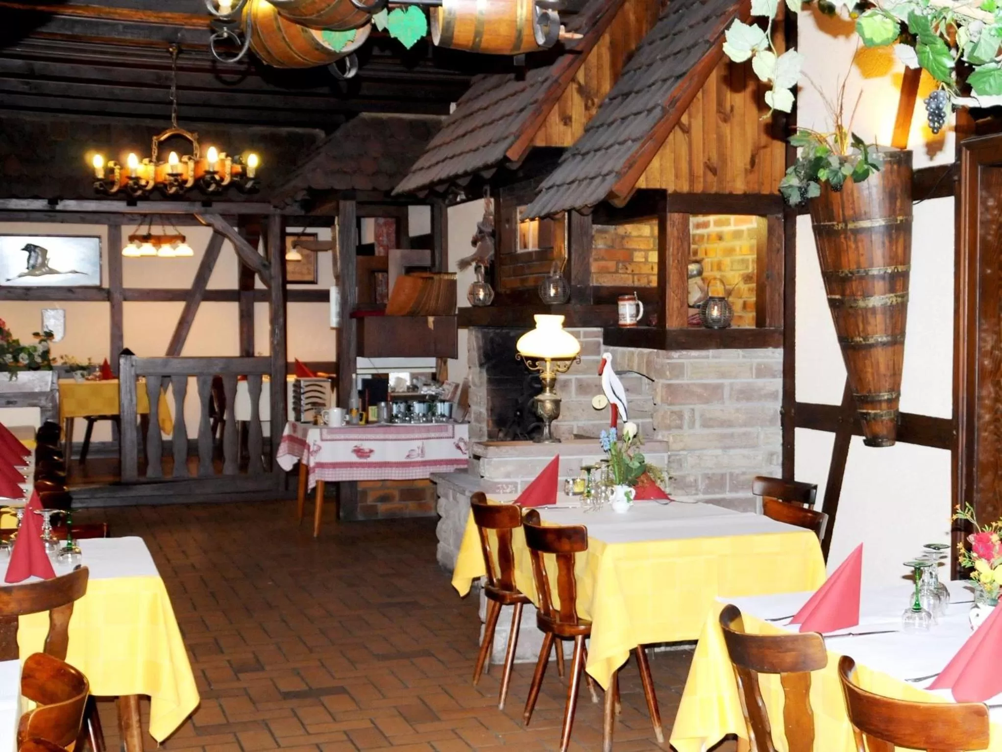 Restaurant/places to eat in Hotel Restaurant Au Parc des Cigognes