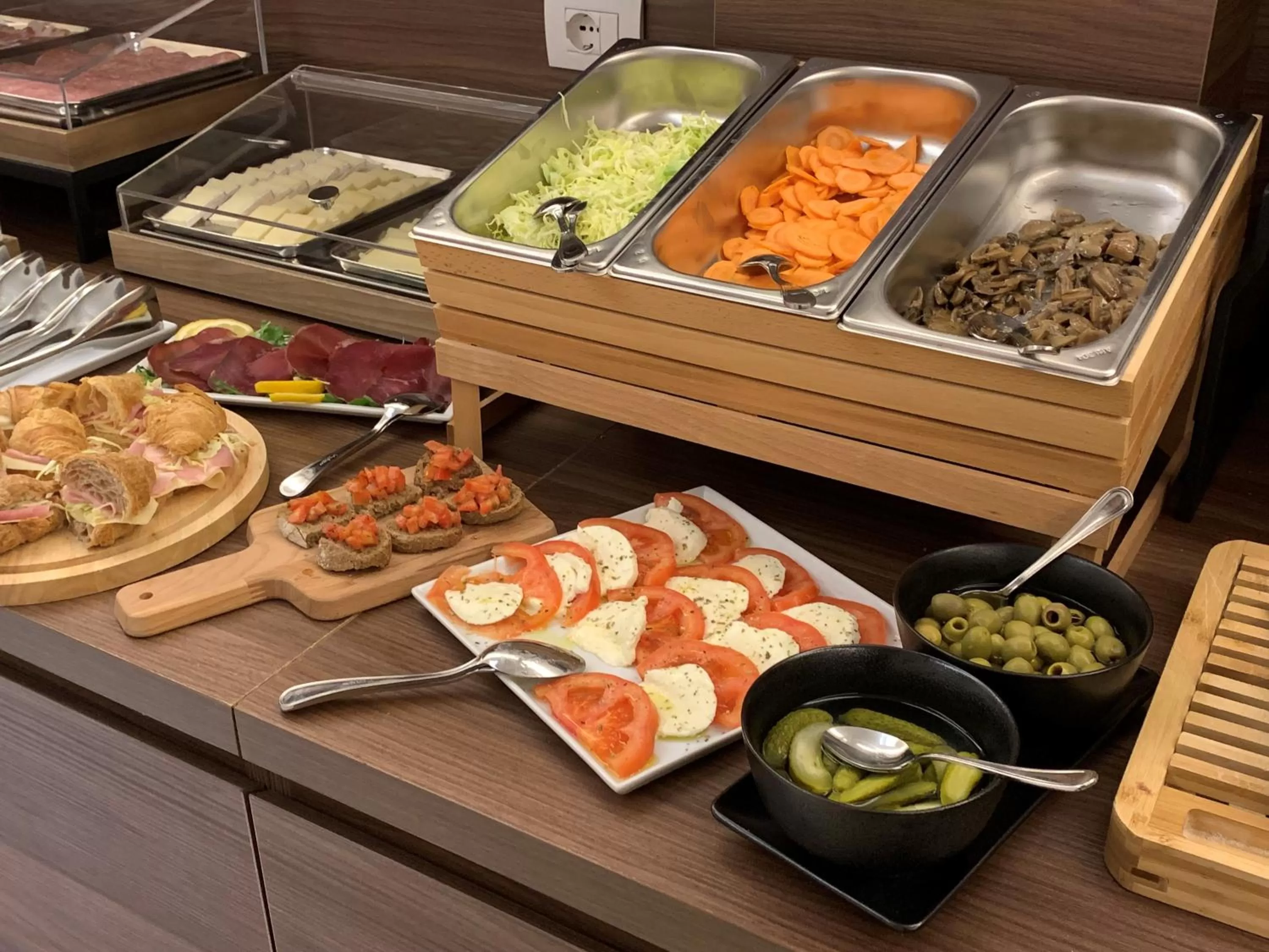 Food close-up in Boutique Hotel Touring