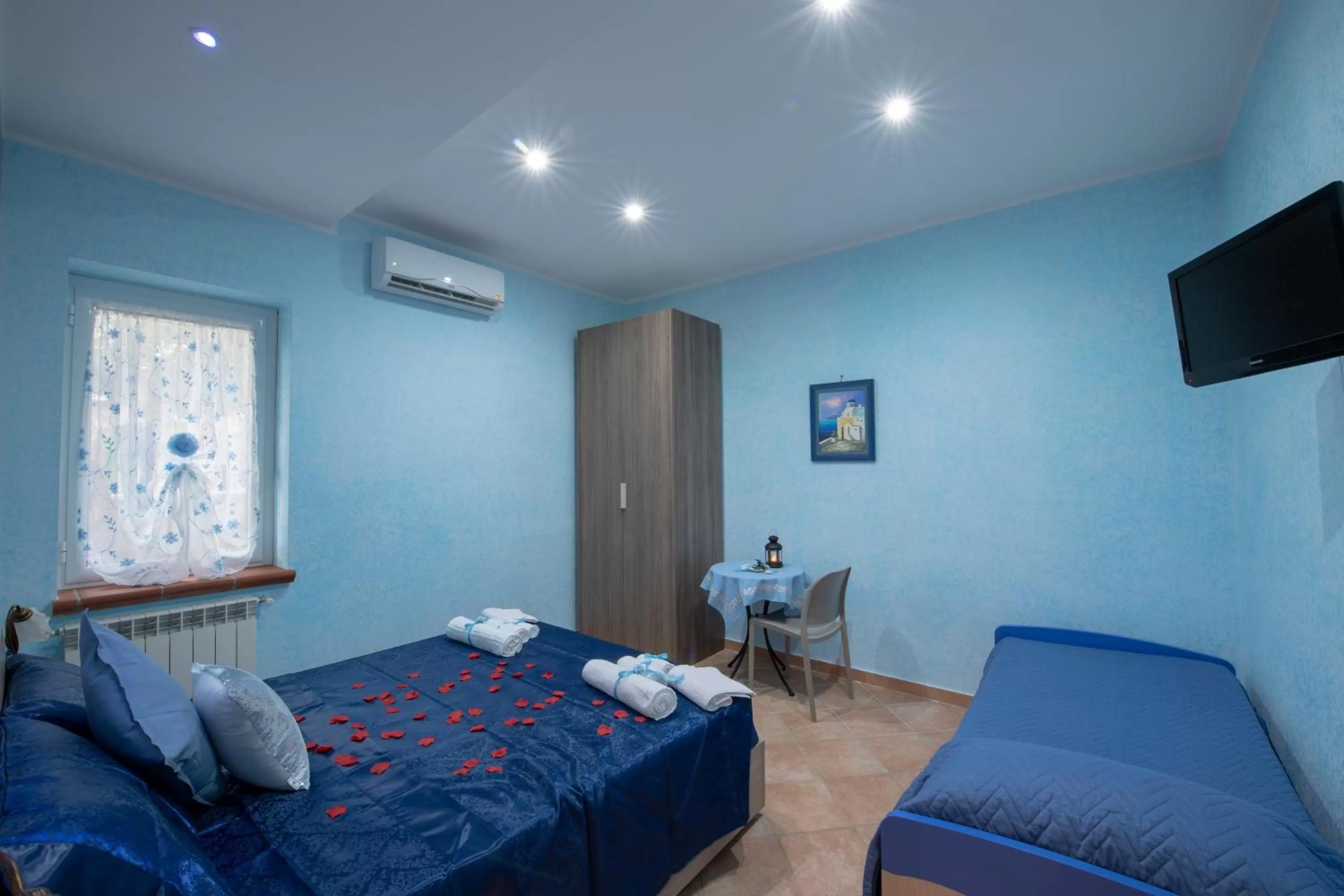 Bedroom, Bed in B&B Roman Country Villa