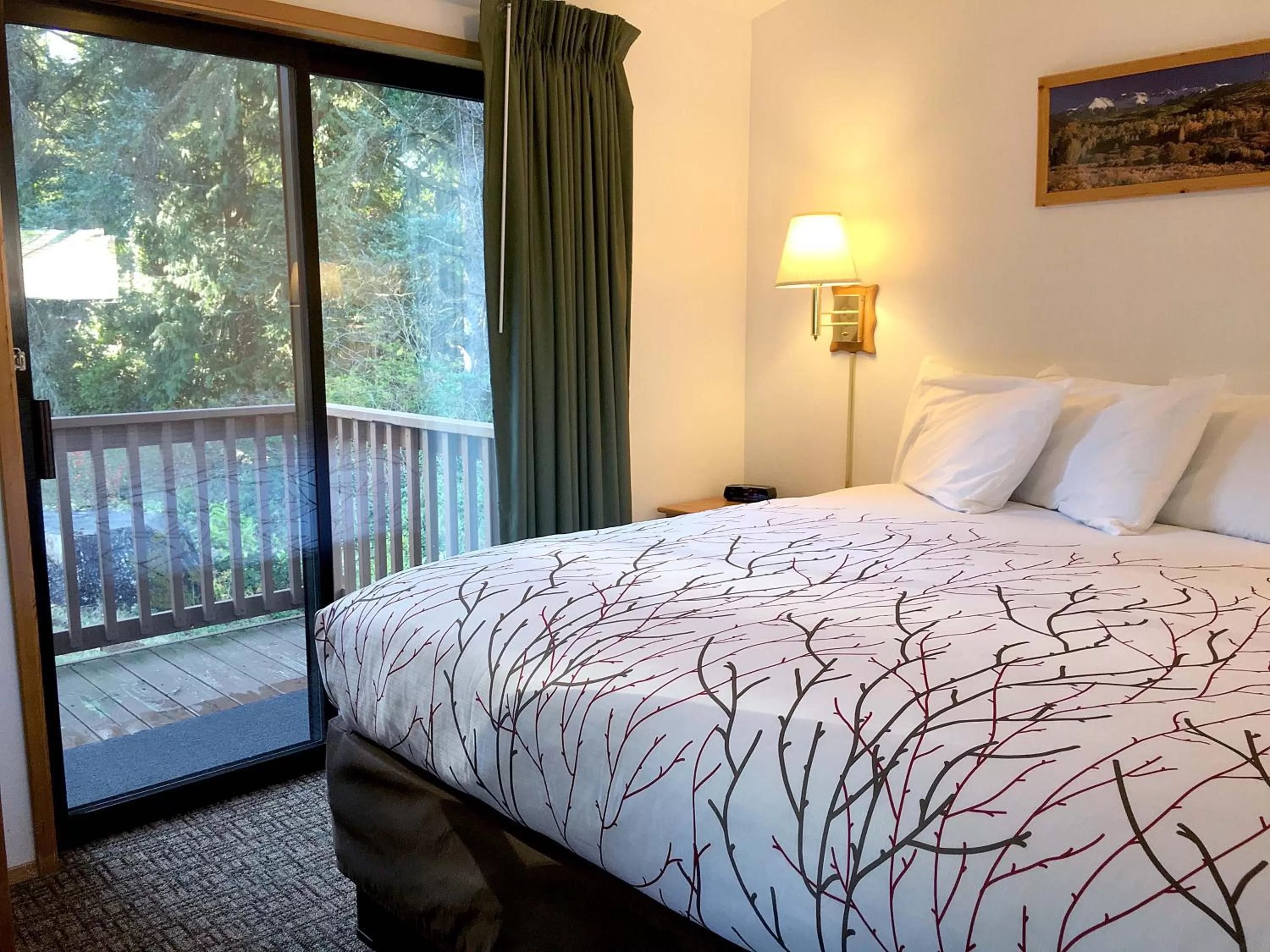 Bedroom, Bed in Park Motel and Cabins