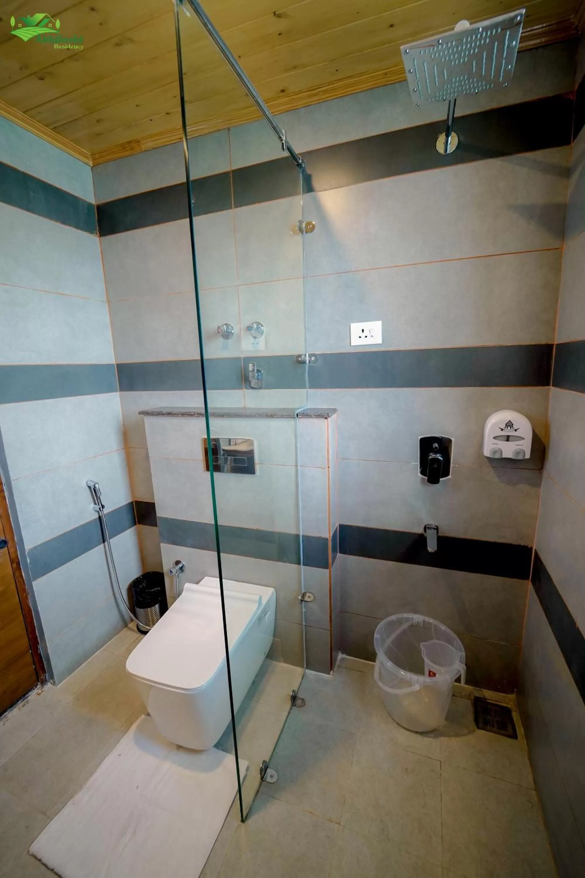 Bathroom in Abhilashi Residency & Spa - Centrally Heated & Air Cooled