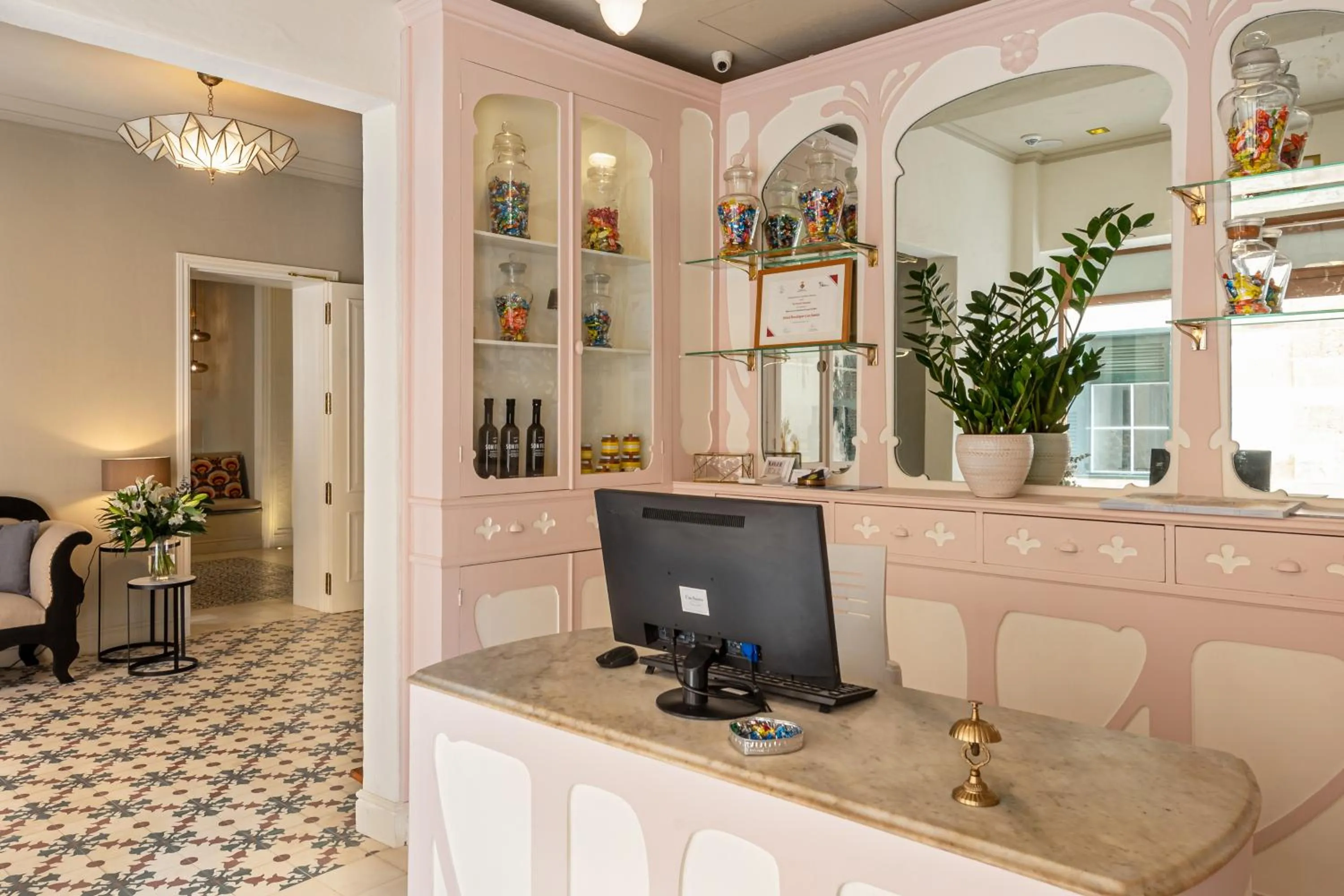 Lobby or reception in Hotel Boutique Can Sastre