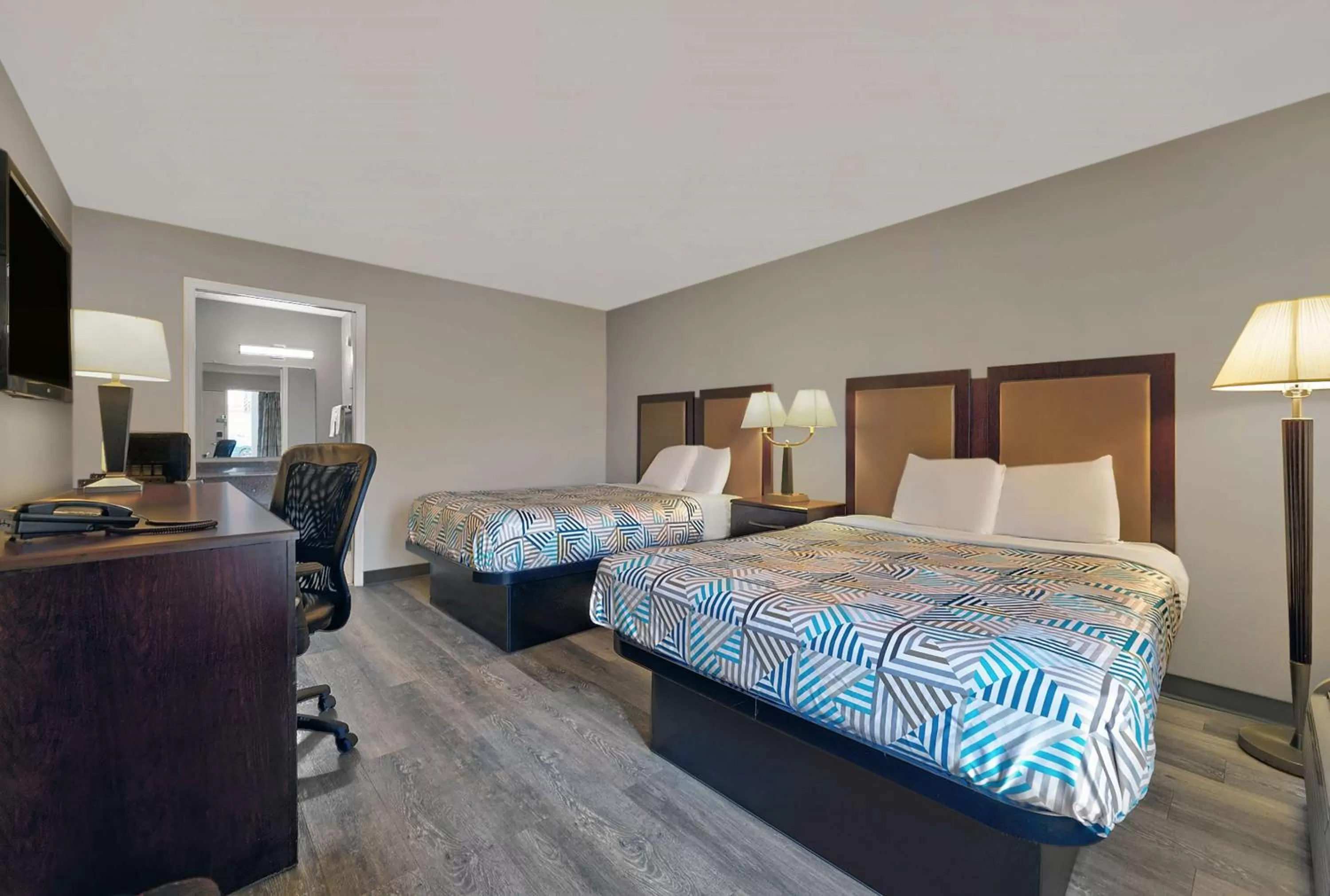 Bed in Motel 6 McDonough, GA