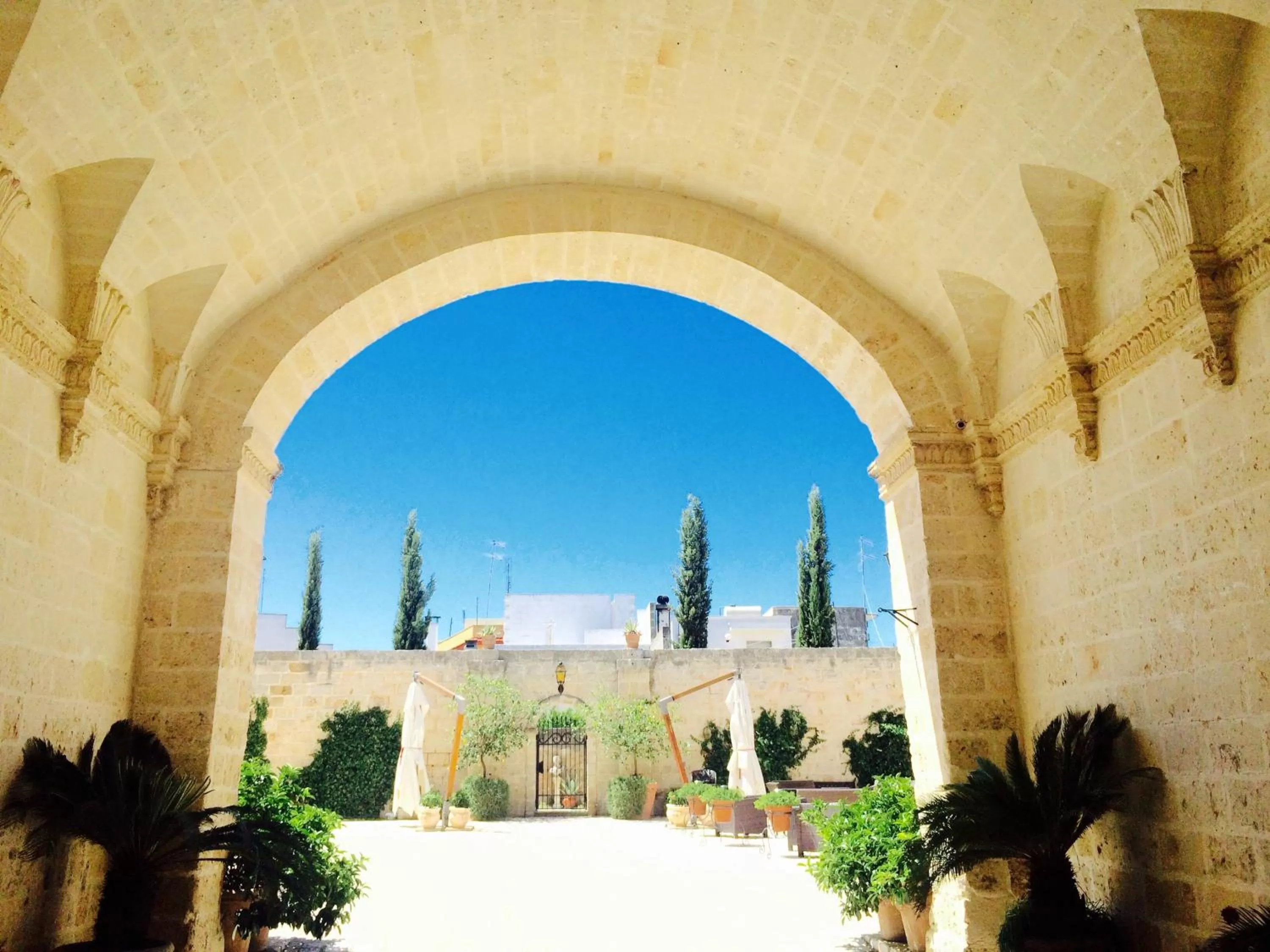 Garden view in Castello Conti Filo