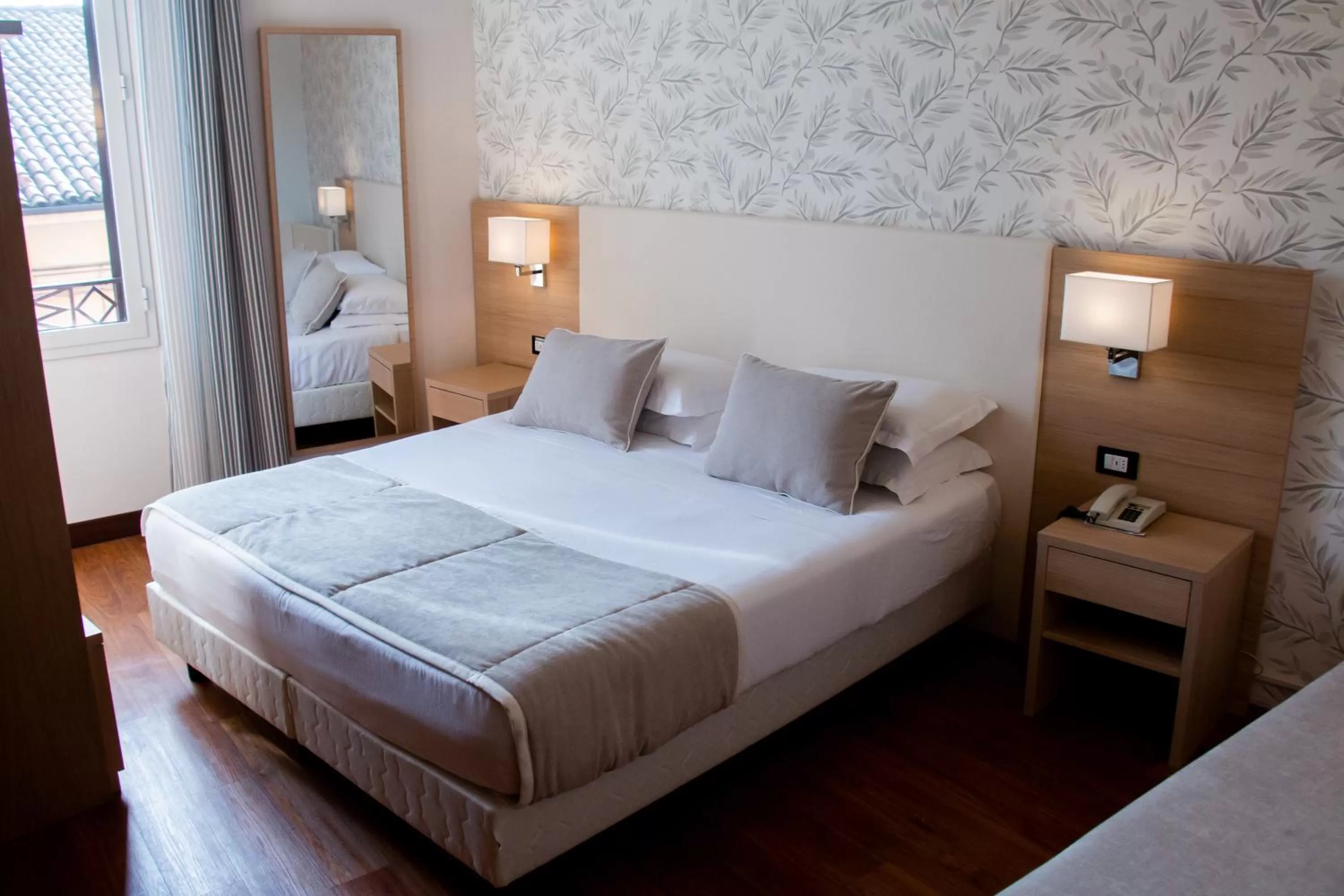 Bed in Hotel Accademia