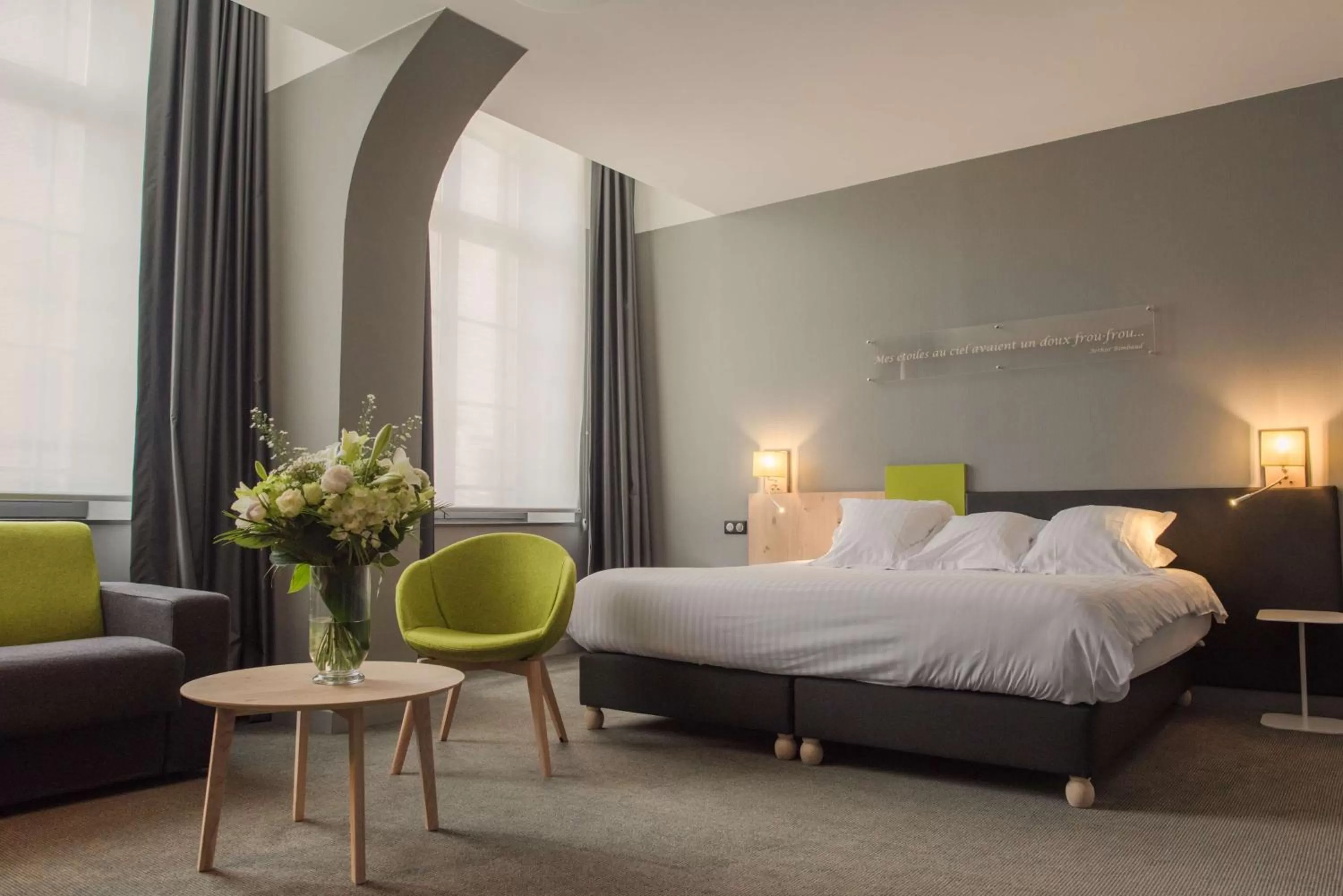 Photo of the whole room, Bed in Best Western Hôtel Hermitage