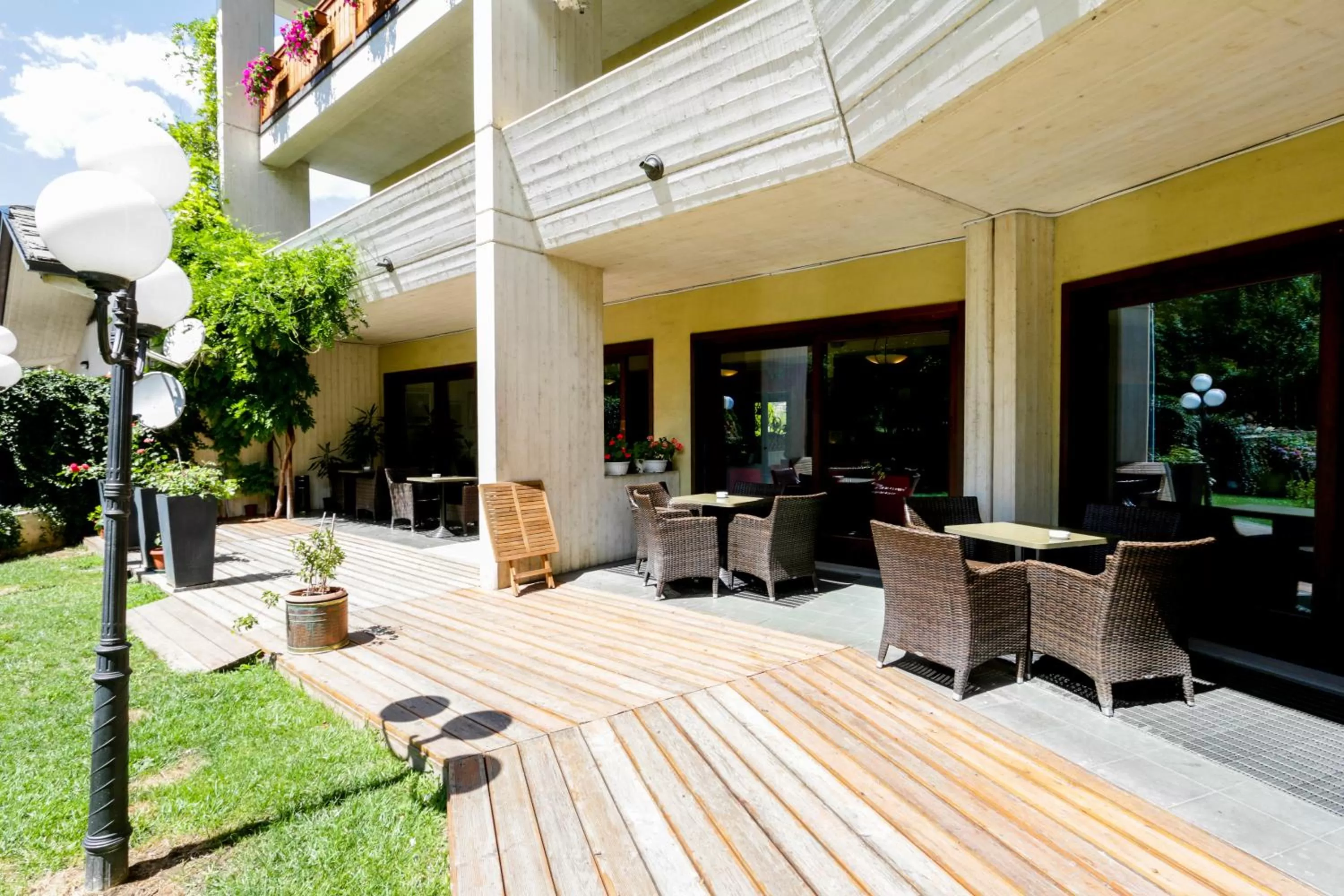 Garden view in Hotel Miage