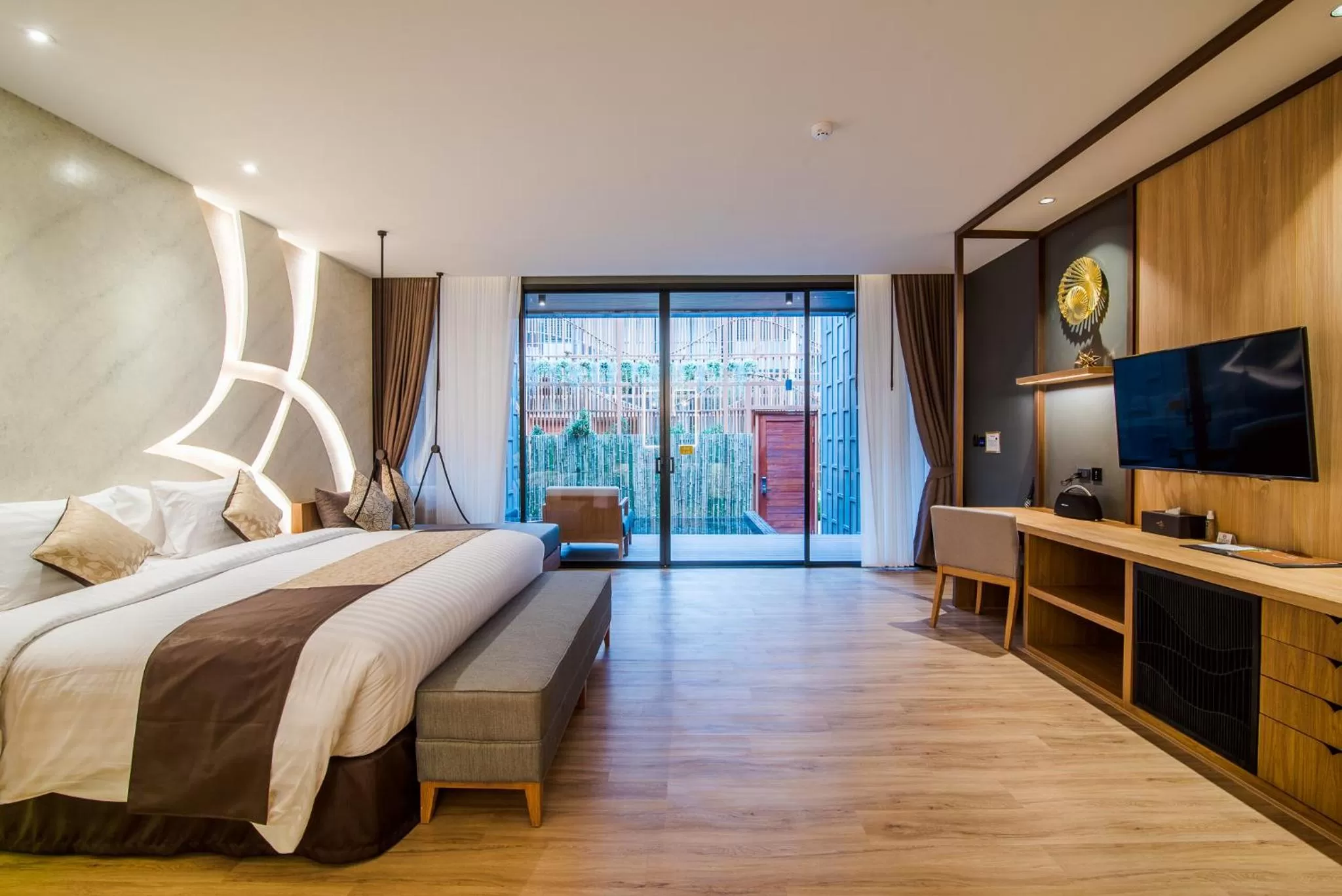 TV and multimedia, Bed in The Yana Villas Hua Hin