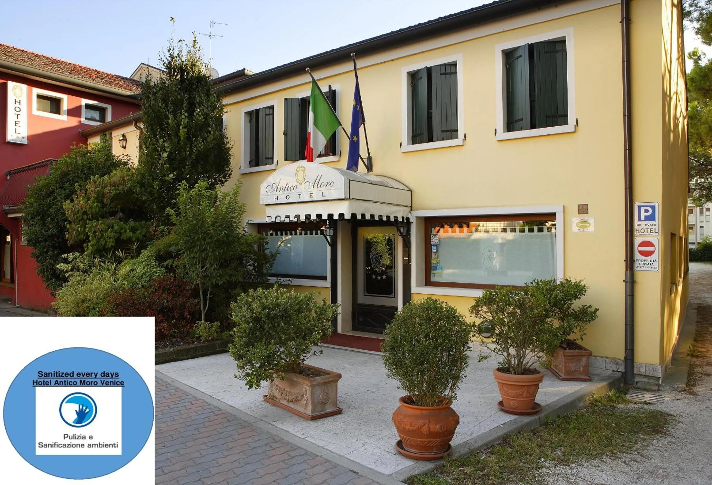 Property building in Hotel Antico Moro