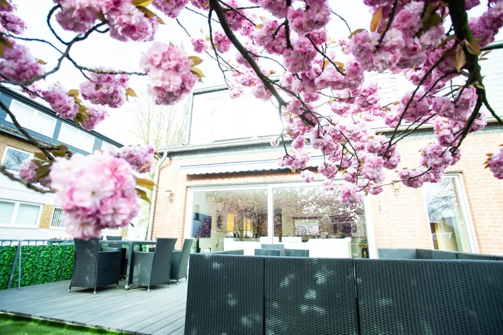 Balcony/Terrace in Hotel Am Sportpark