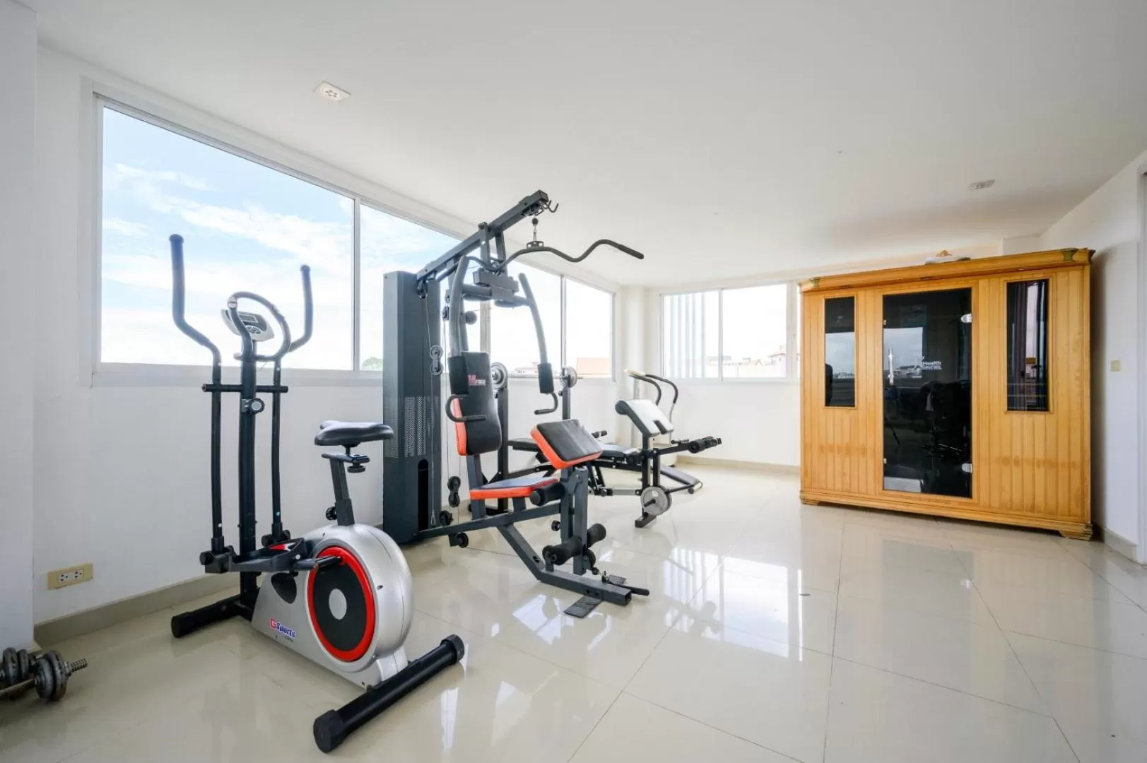 Fitness centre/facilities in Cozy Resort, A Boutique Hotel