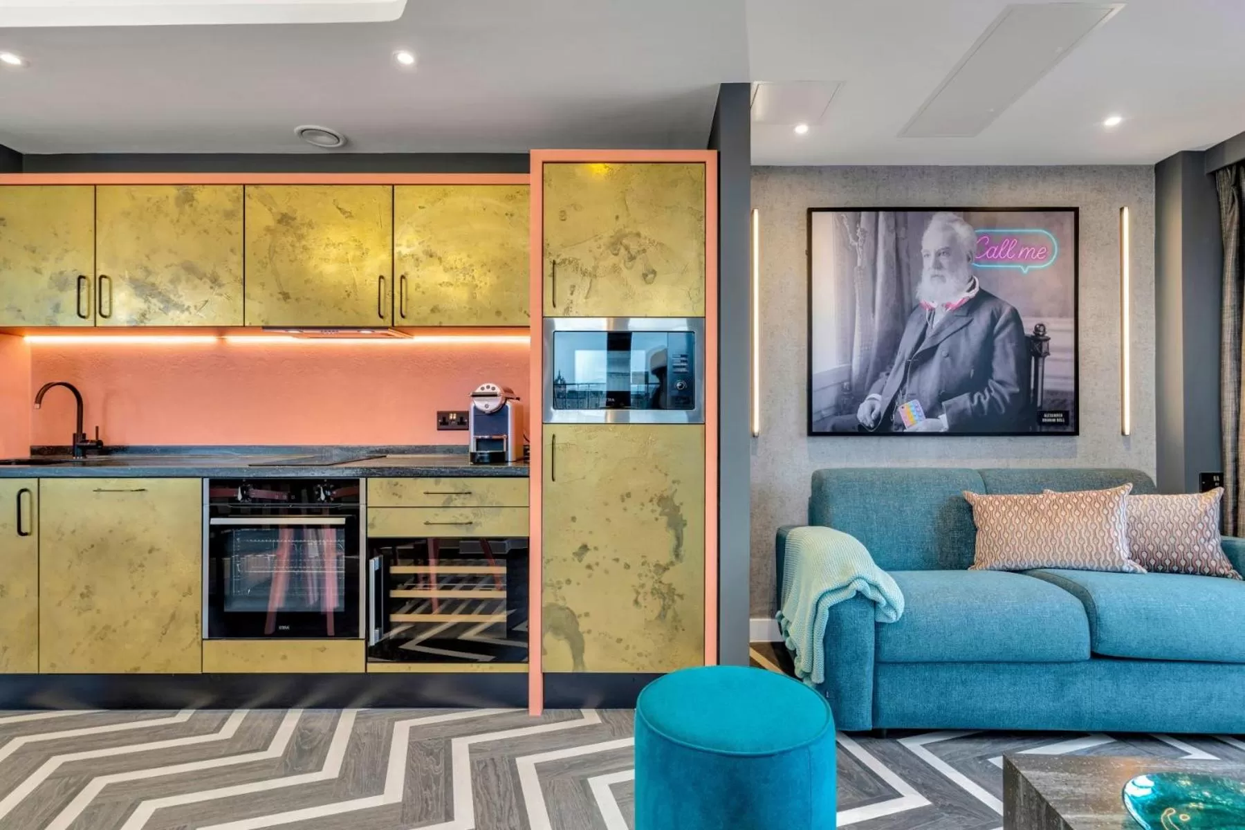 Living room in Roomzzz Edinburgh