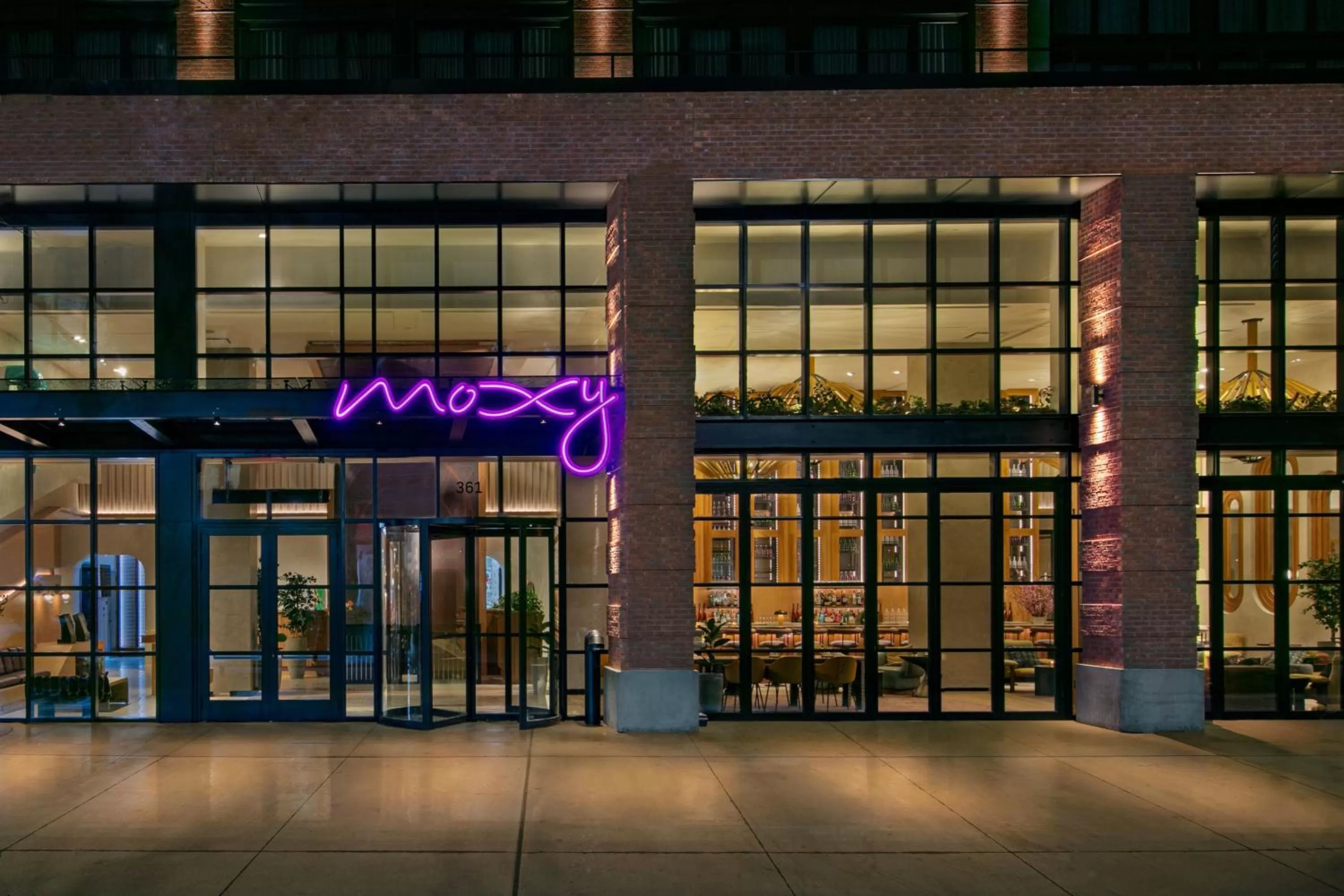 Property building in Moxy Brooklyn Williamsburg