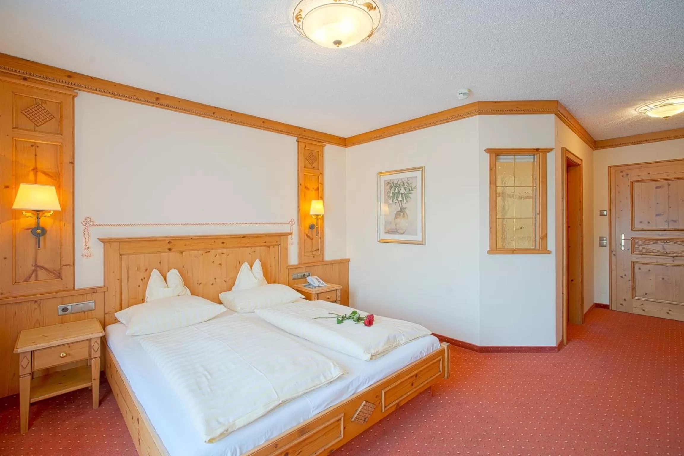 Bedroom, Bed in Landhaus Grünau