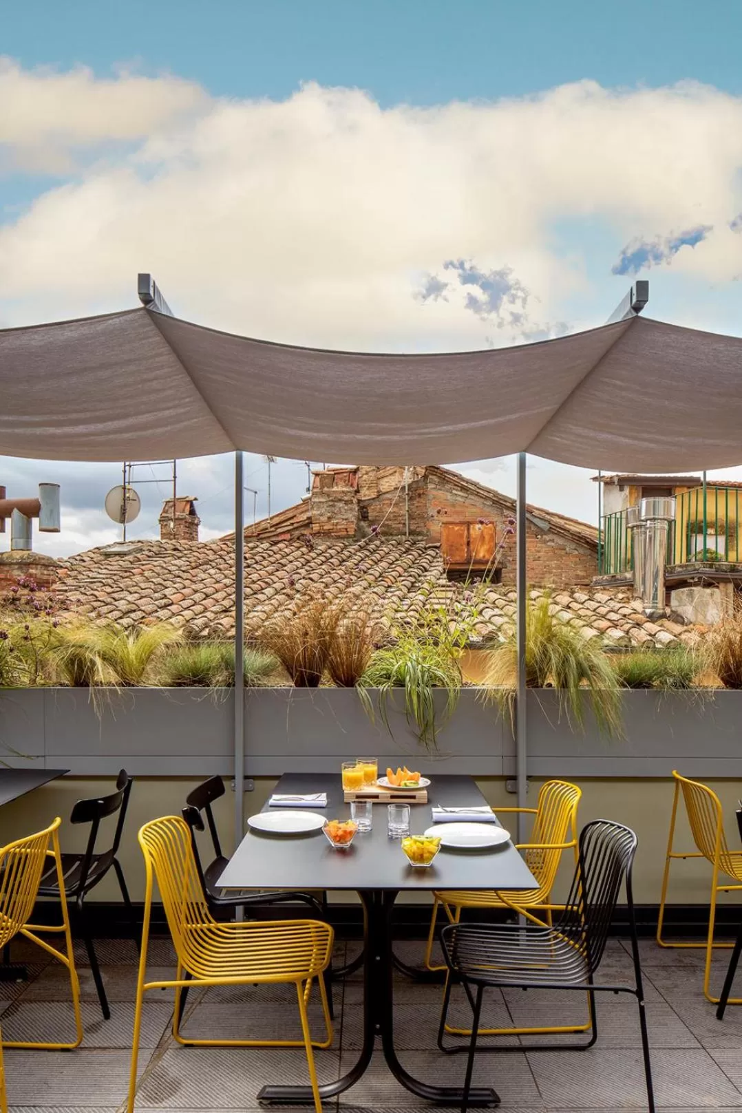 Patio in Hotel Priori Secret Garden