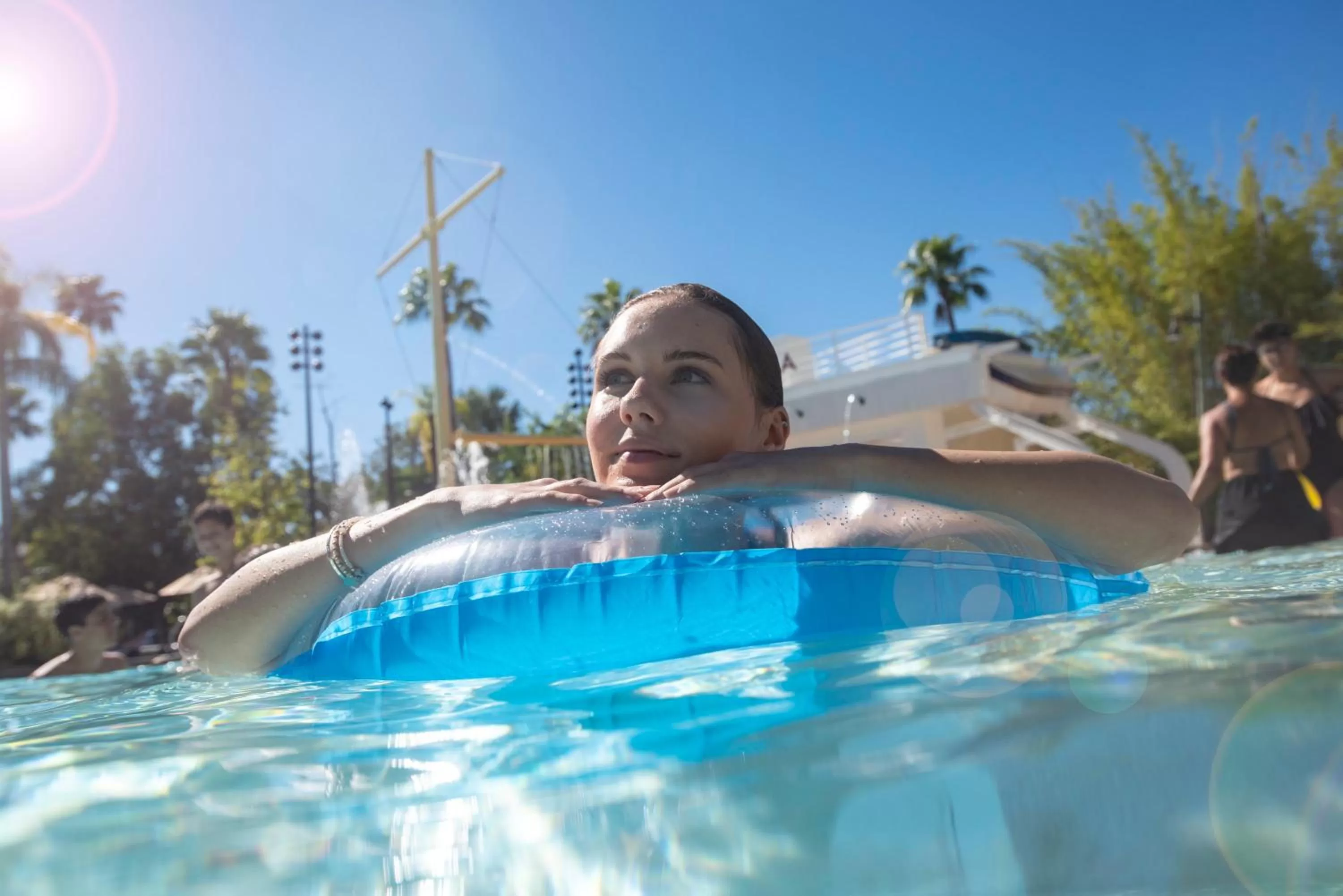 Swimming pool in Universal's Loews Royal Pacific Resort