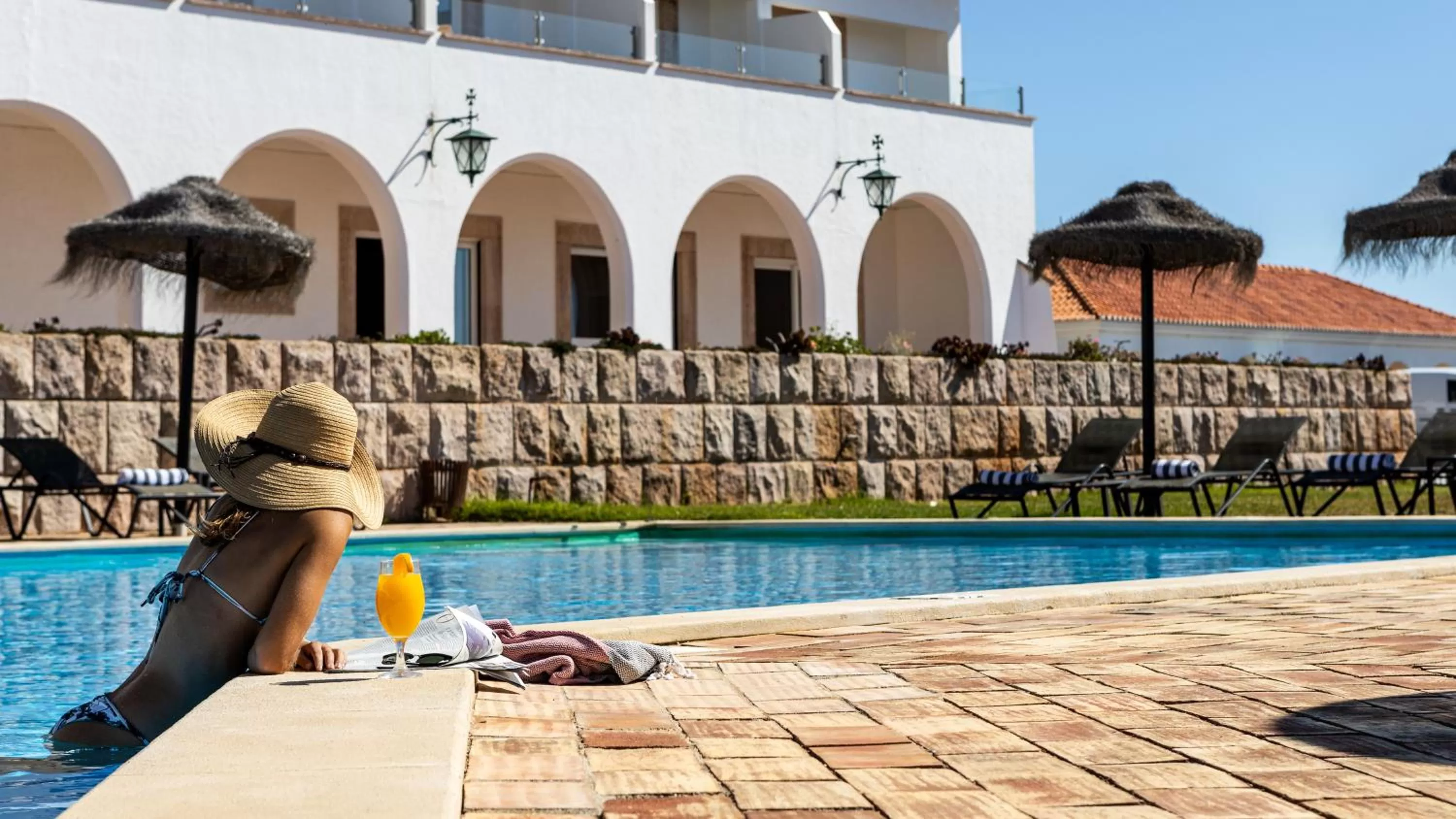 Swimming pool in Pousada de Sagres
