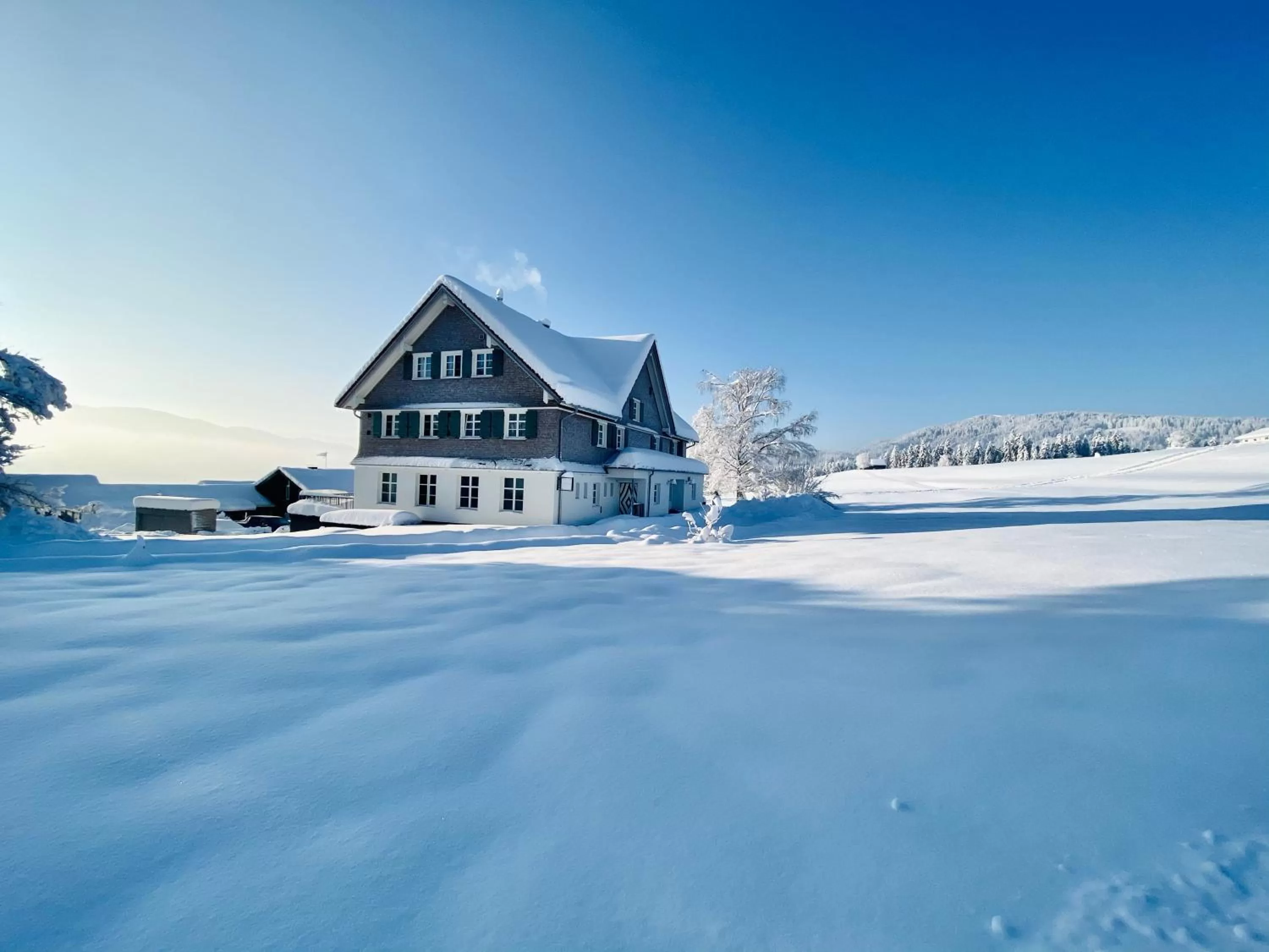 Property building, Winter in Alpenloge Hotel