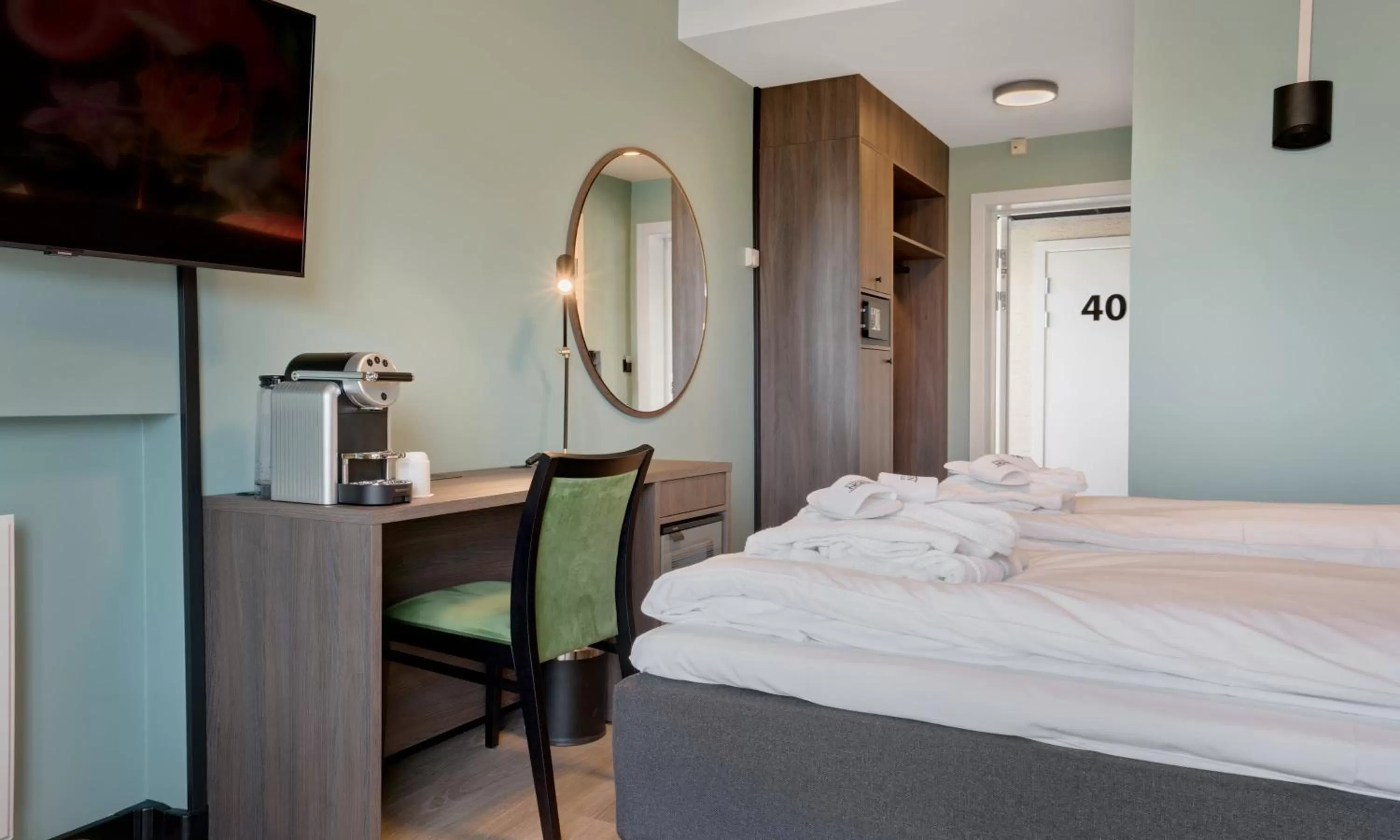 Bed in Thon Partner Hotel Saga