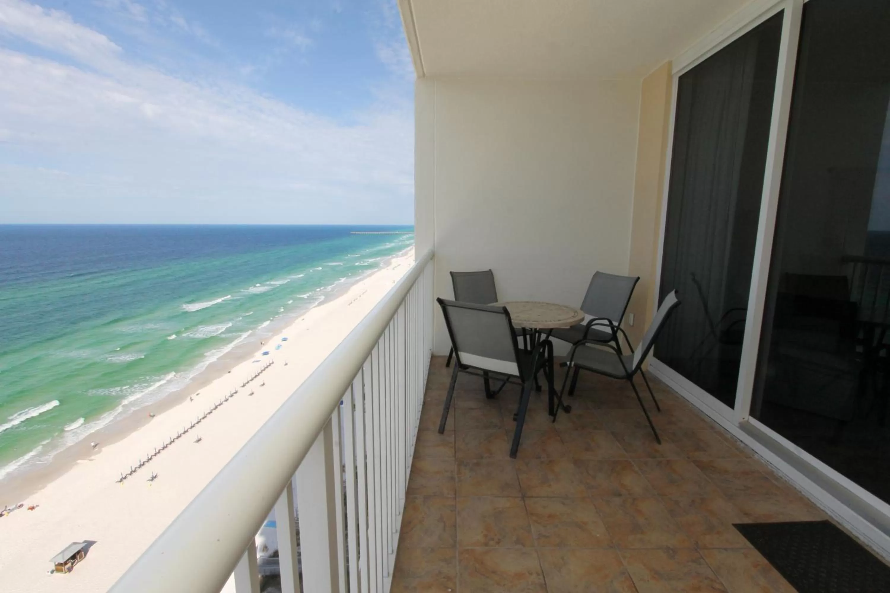 Patio, Balcony/Terrace in Majestic Beach Resort, Panama City Beach, Fl